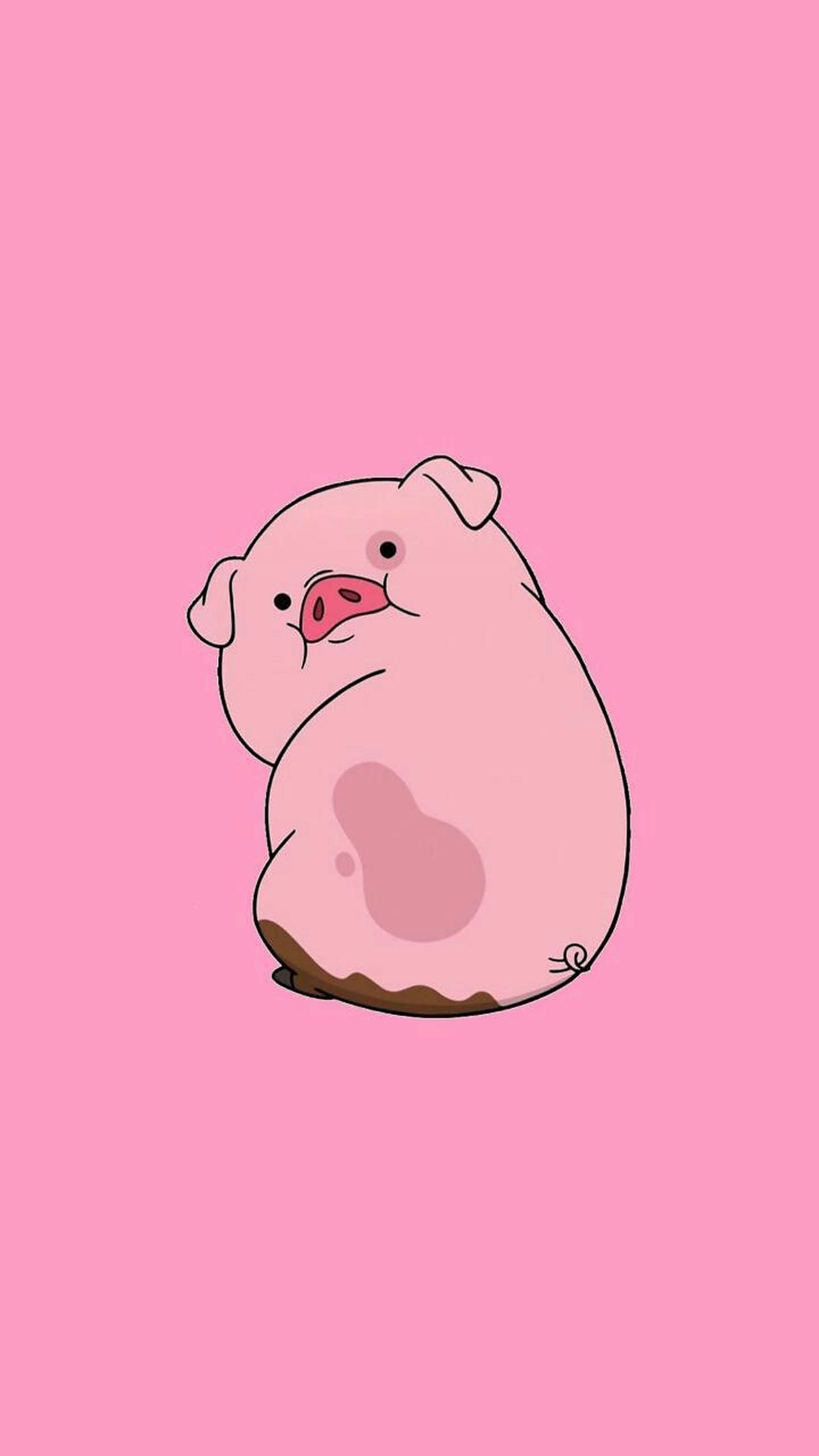 Waddles Chú Heo Dễ Thương Hình nền