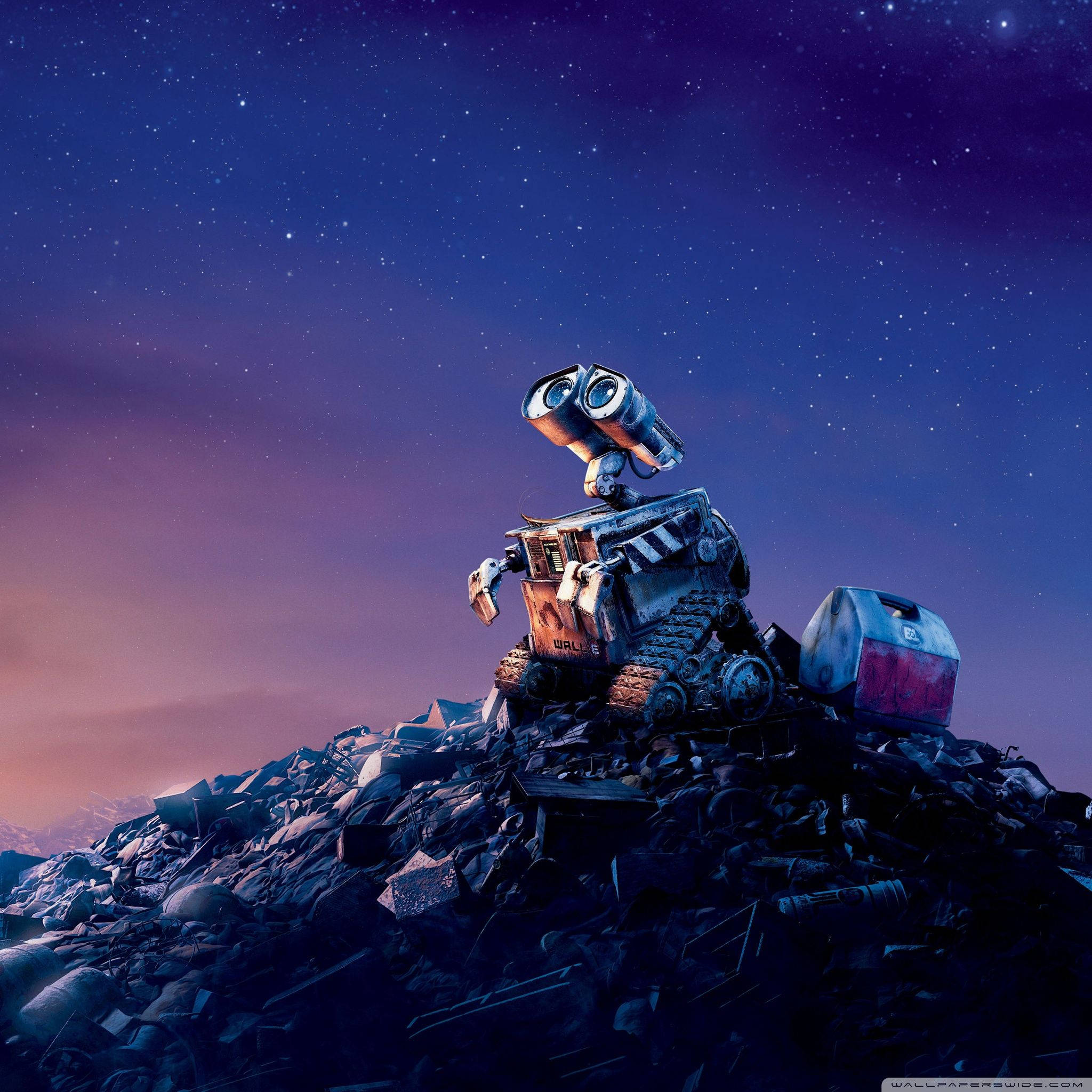 Wall-E Bầu Trời Đêm iPad Retina Hình nền