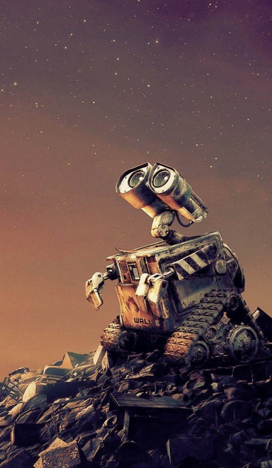 Wall E iPhone Ngọn Núi Đổ Nát Hình nền