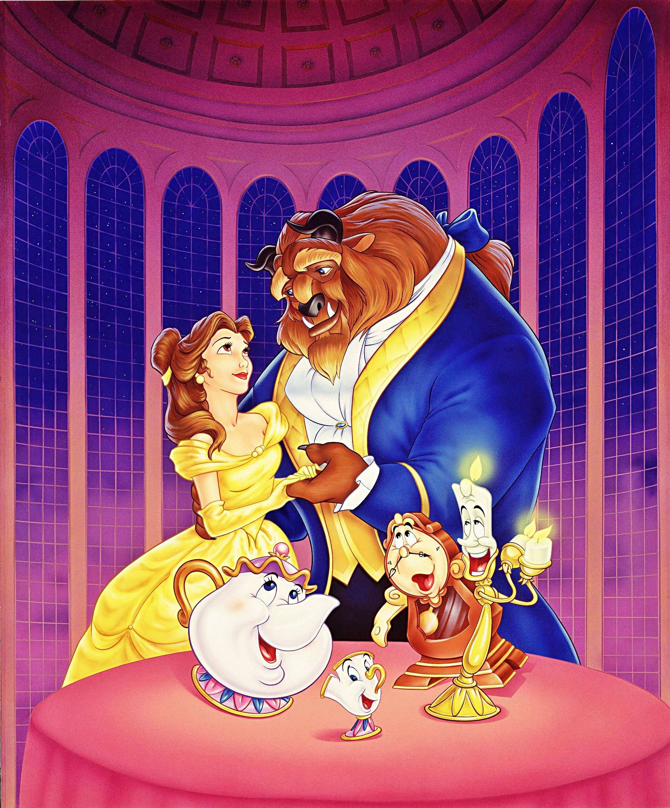 Walt Disney Người đẹp và quái vật Hình nền