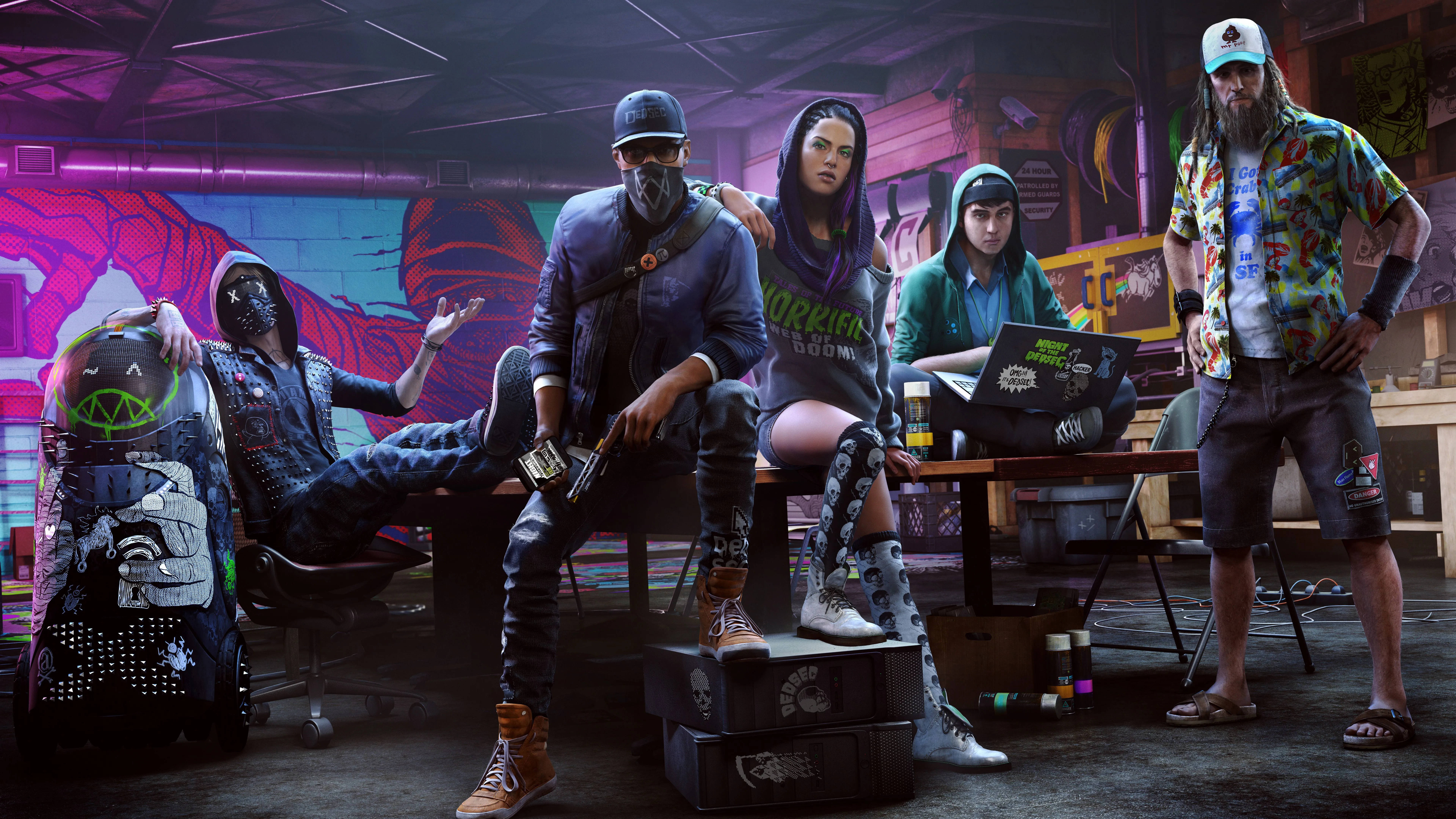 Watch Dogs 2 8K Chơi Game Hình nền