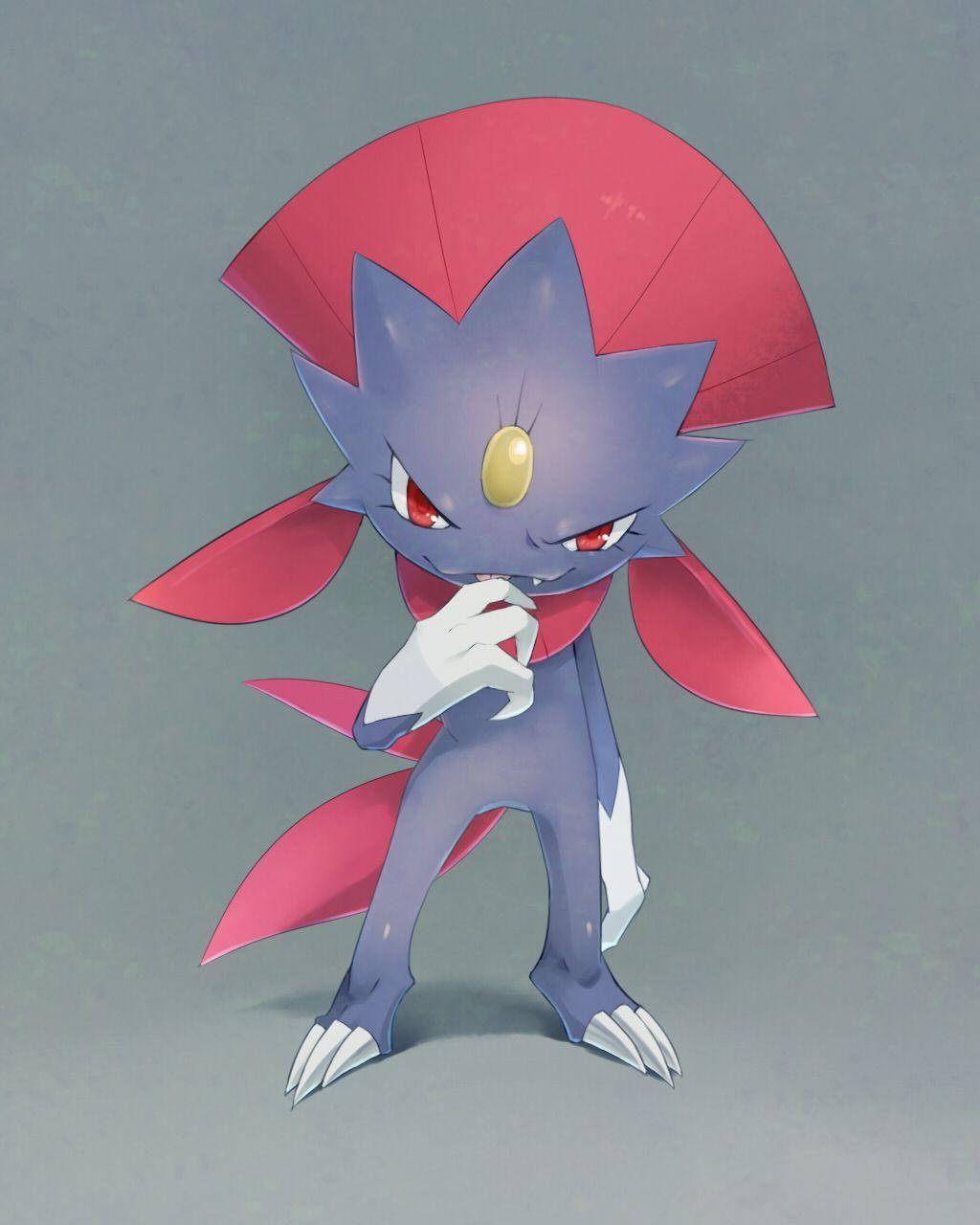 Weavile Nụ Cười Tự Mãn Hình nền
