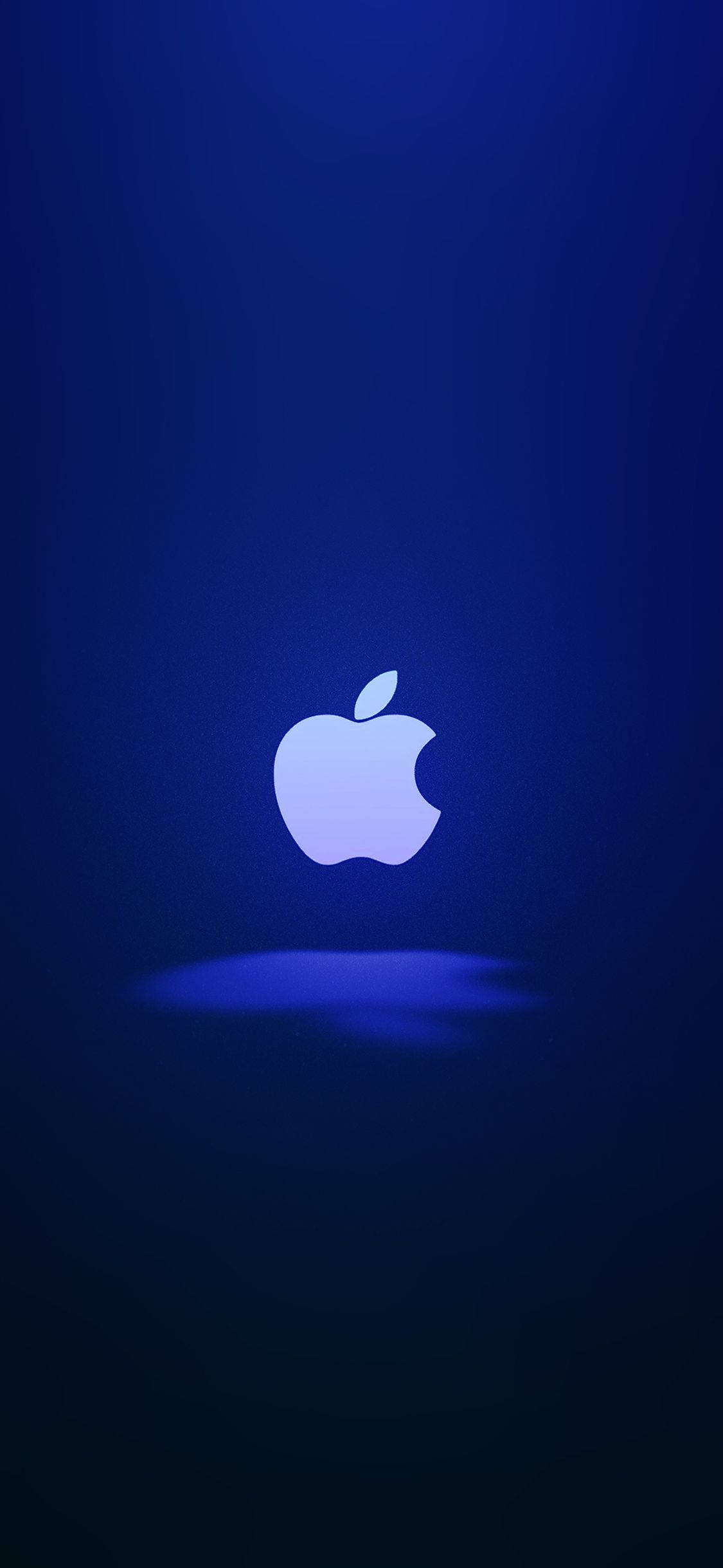 White Lit Apple Logo iPhone Hình nền