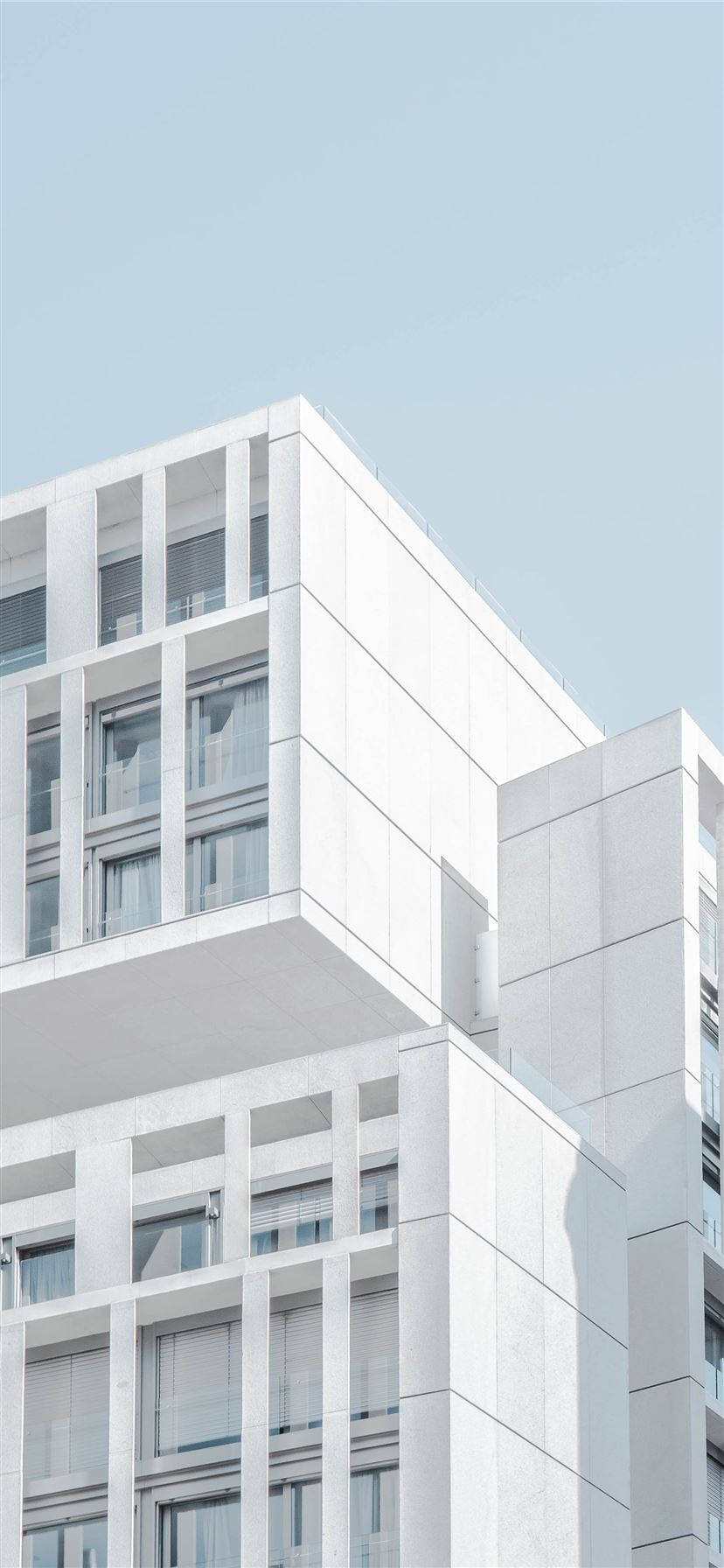White Modern Building iPhone Hình nền