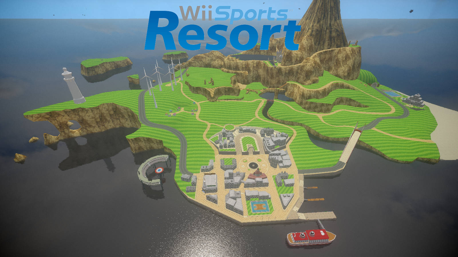 Wii Sports Resort Đảo Wuhu Hình nền