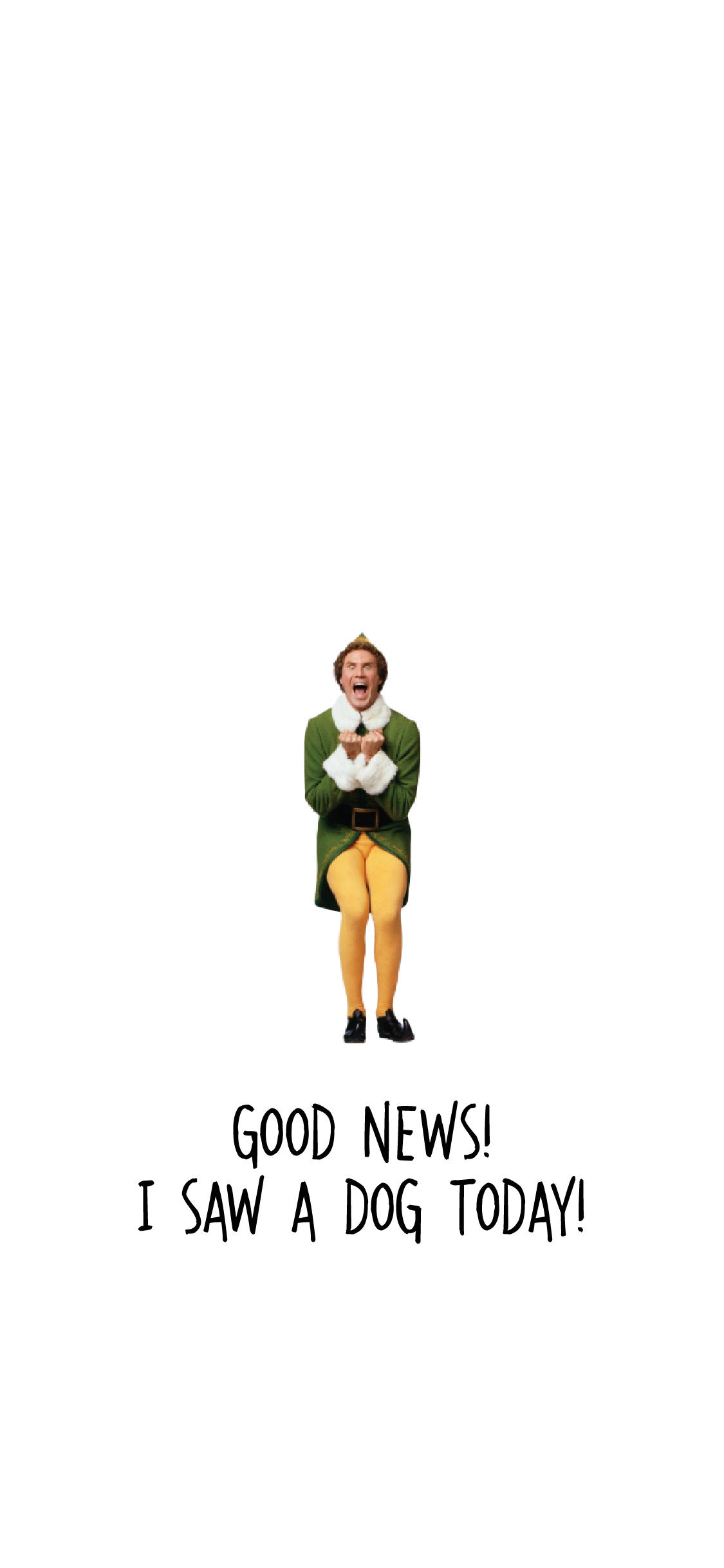Will Farrell vào vai Buddy the Elf trong bộ phim Giáng sinh kinh điển Elf năm 2003. Hình nền