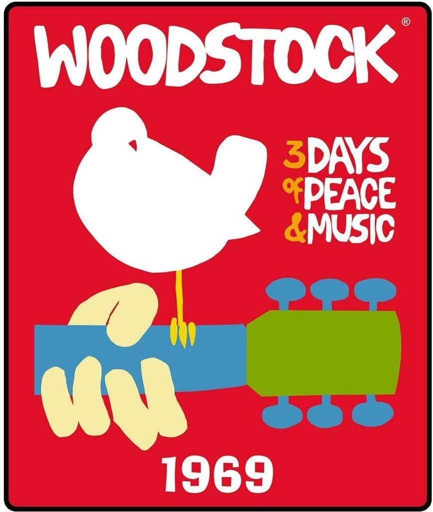 Woodstock 1969 Classic Logo Hình nền