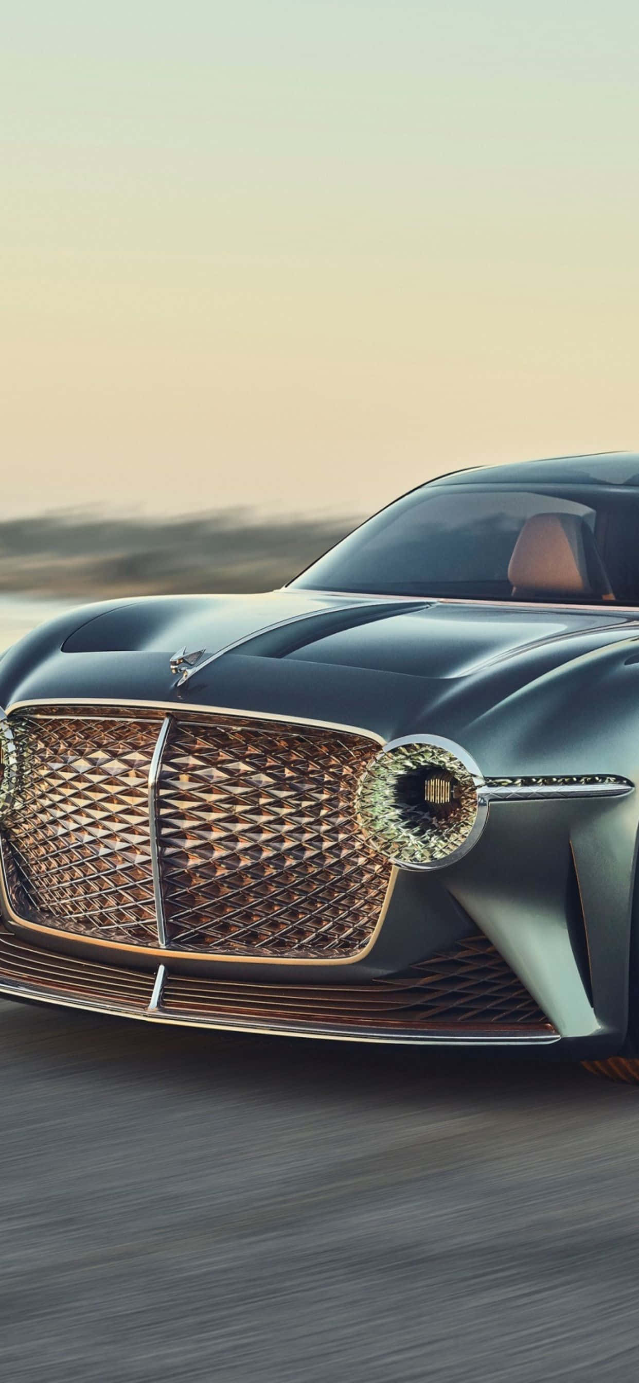 Xa xỉ - iPhone XS Max trong một chiếc Bentley Hình nền