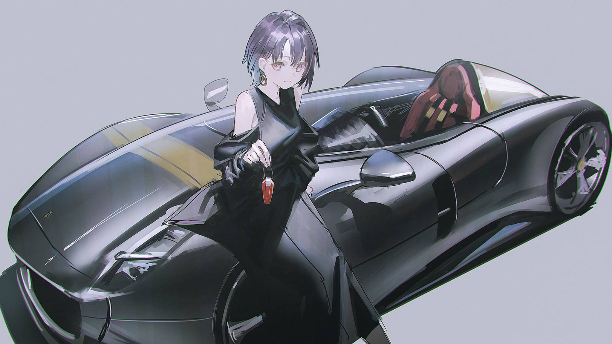 Xe Anime Ferrari Monza Hình nền