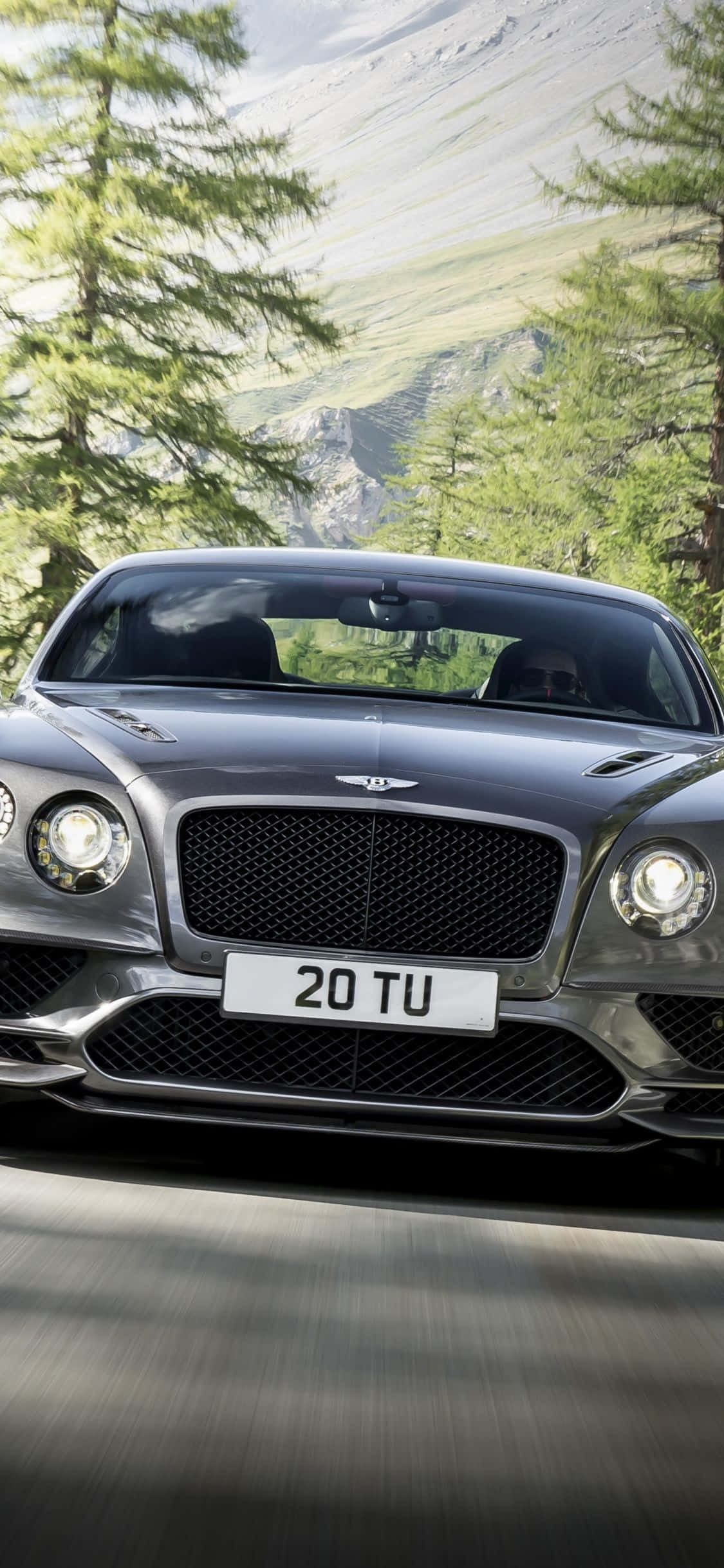 iPhone Bentley Continental Xám Hình nền