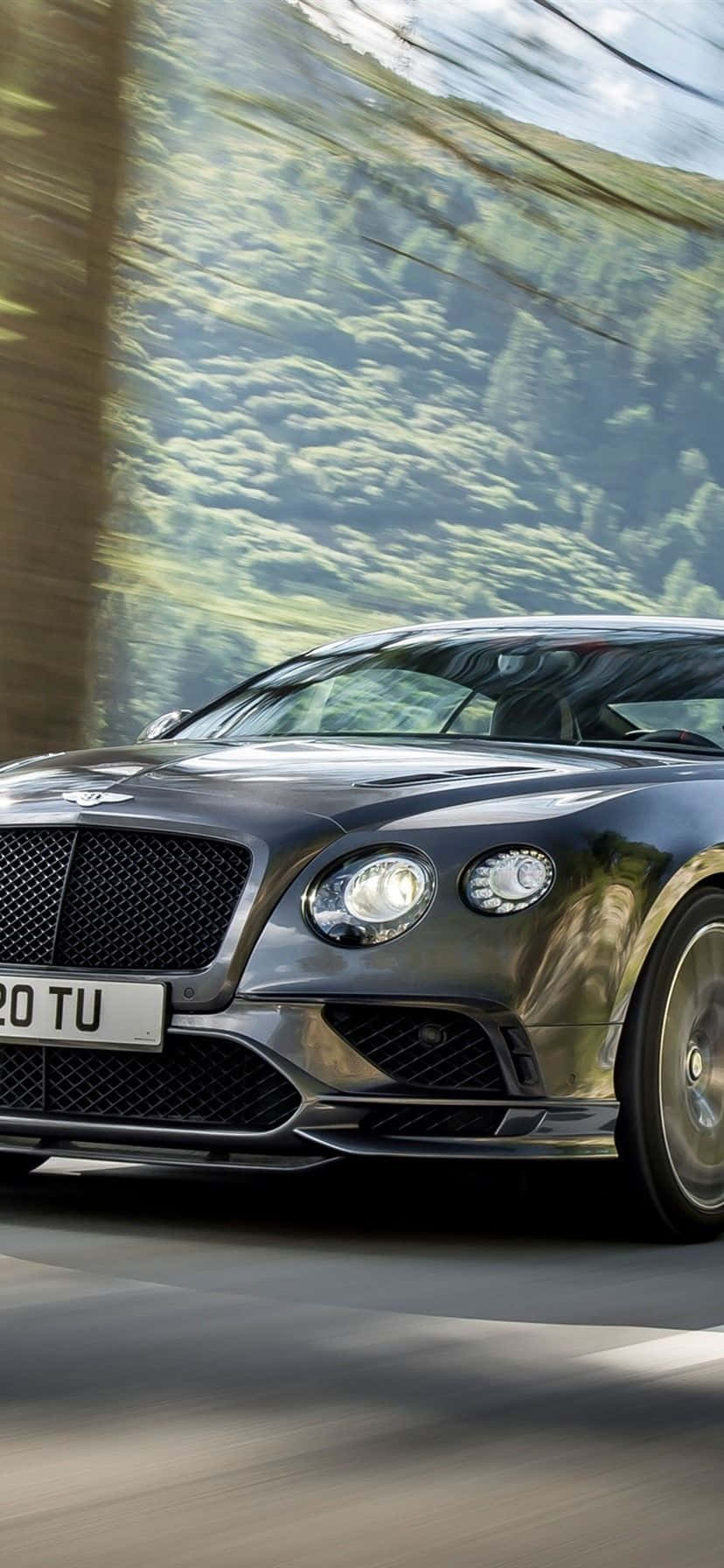 Xe Bentley Continental Tốc Độ Cao iPhone Hình nền