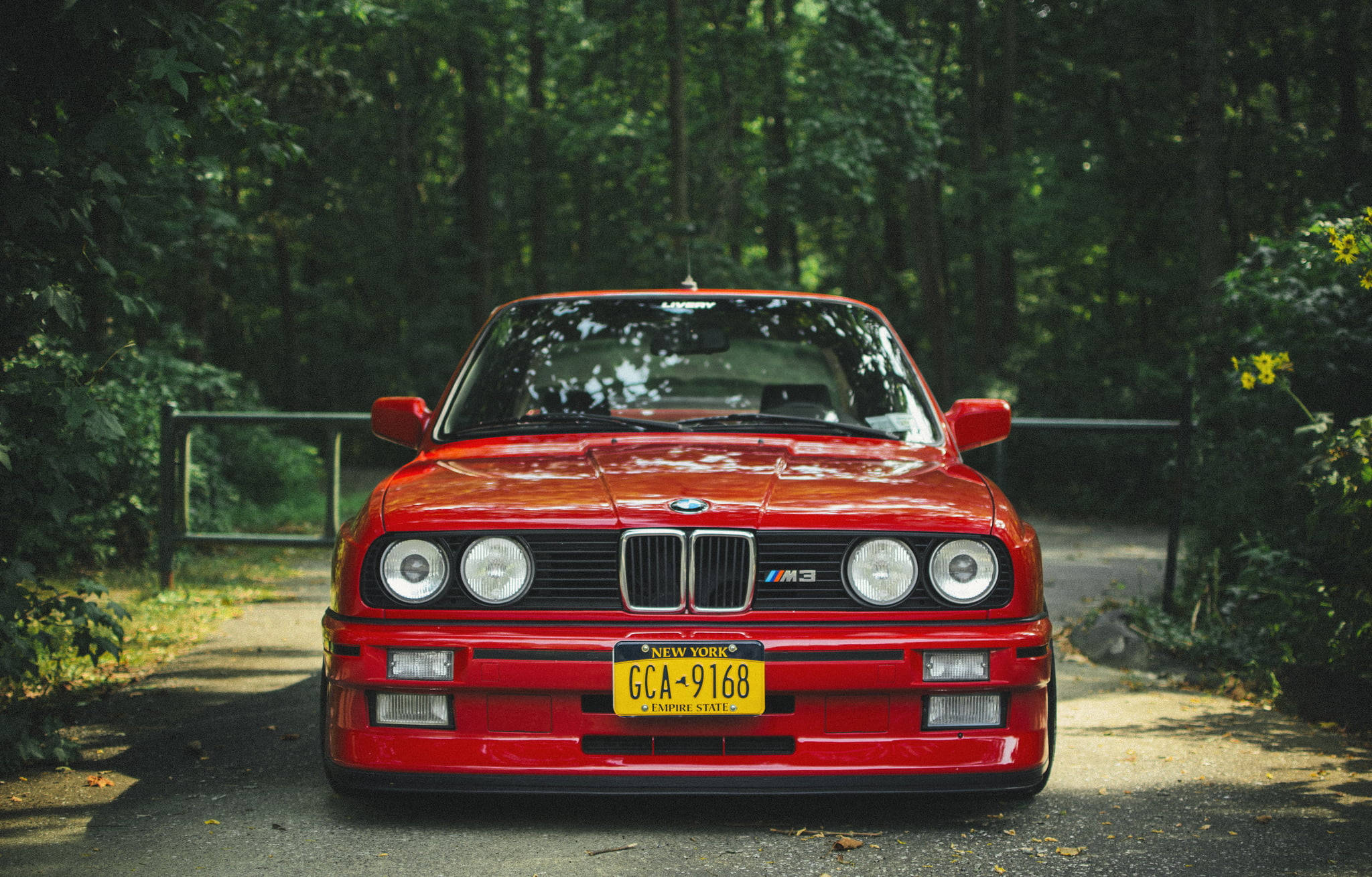 Xe BMW E30 M3 Đỏ Laptop Hình nền