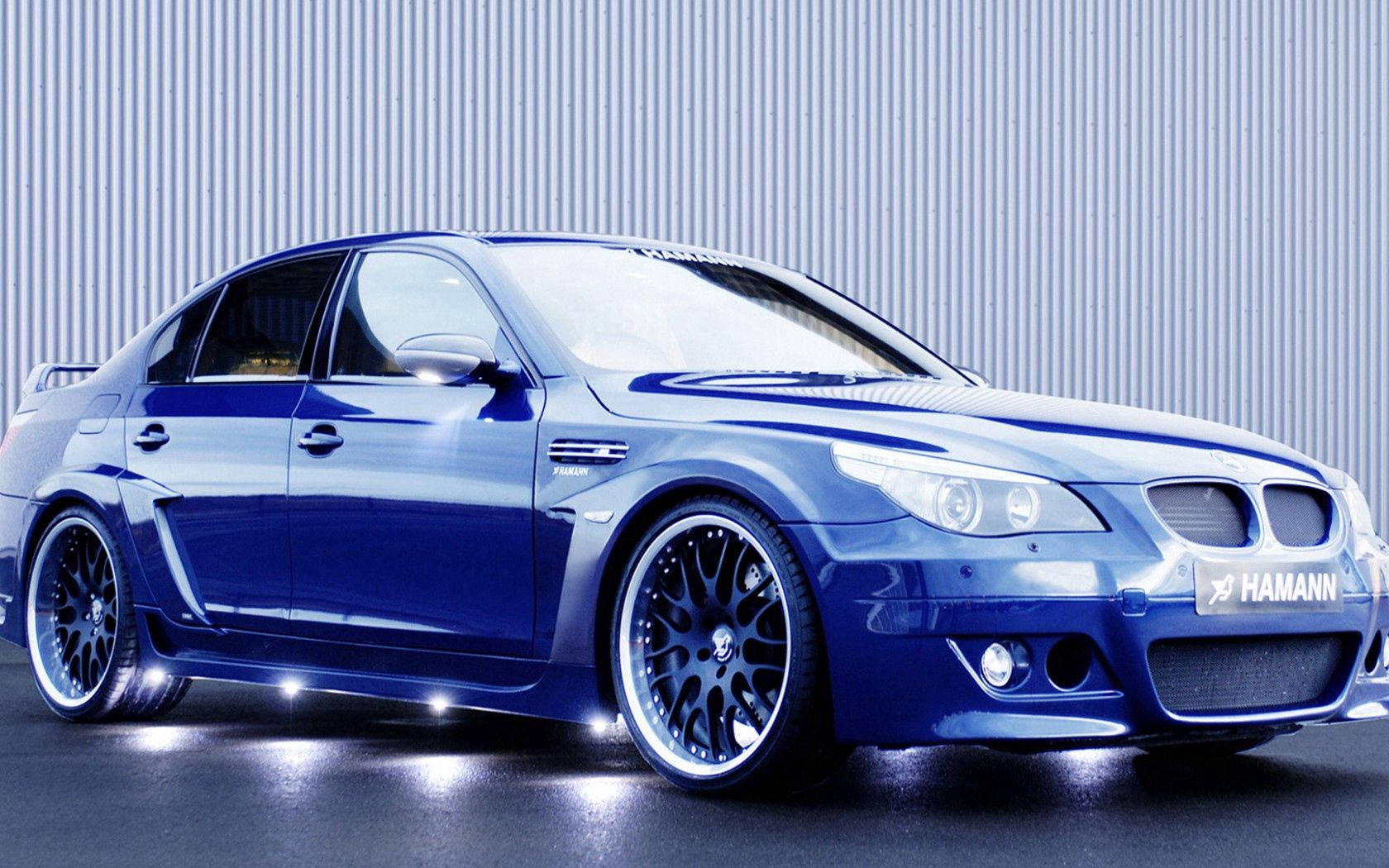 Xe BMW Hamann màu xanh Hình nền