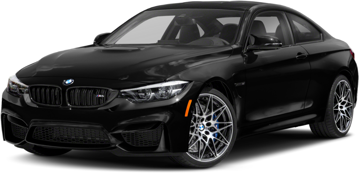 Xe BMW M4 Coupe màu đen nhìn từ bên hông Hình nền