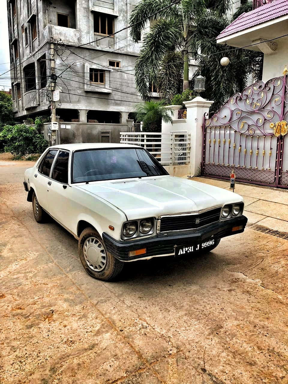 Xe Hindustan Motors Ambassador Cổ Điển Hình nền