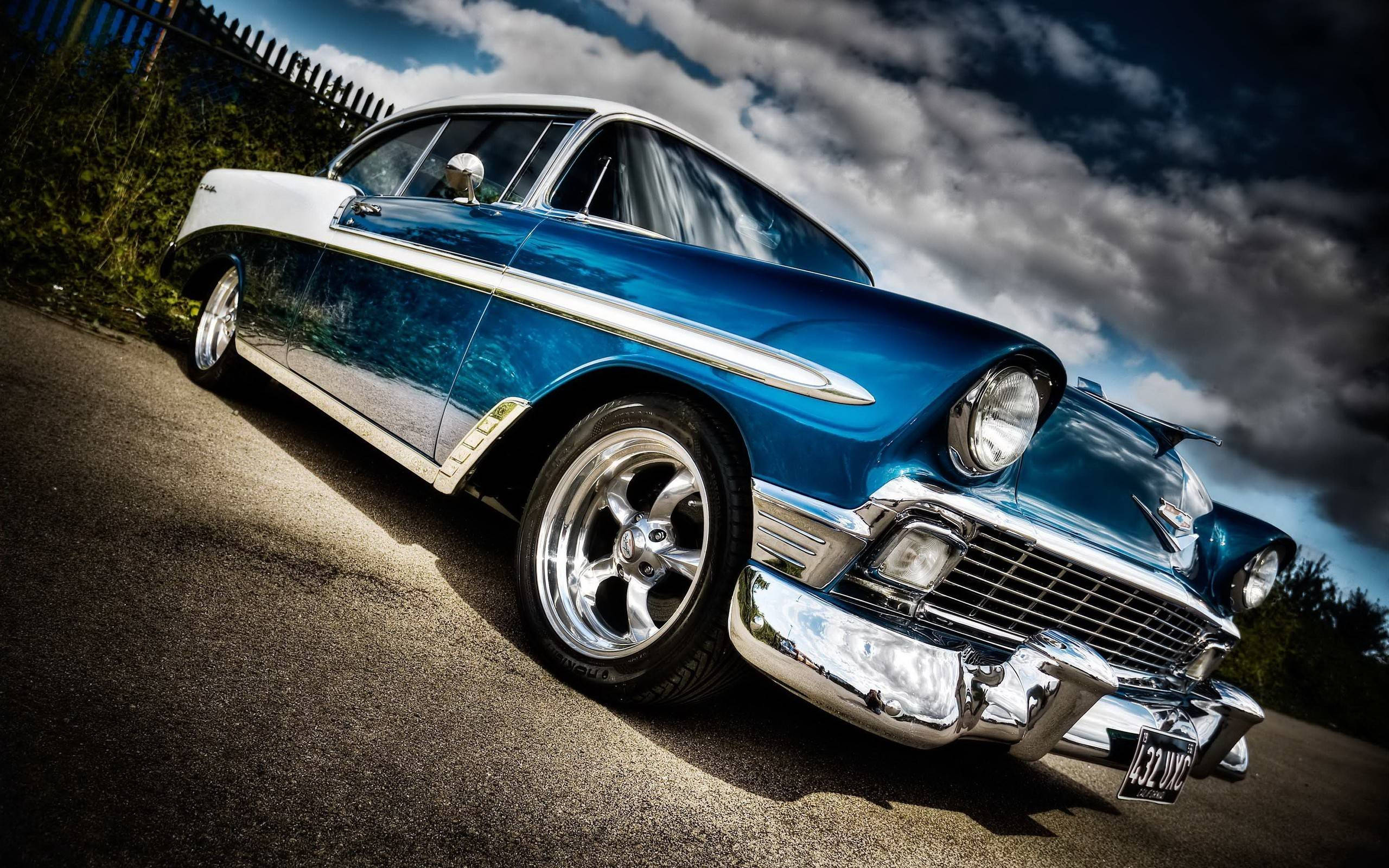 Xe hơi cổ điển Chevrolet Bel Air Hình nền