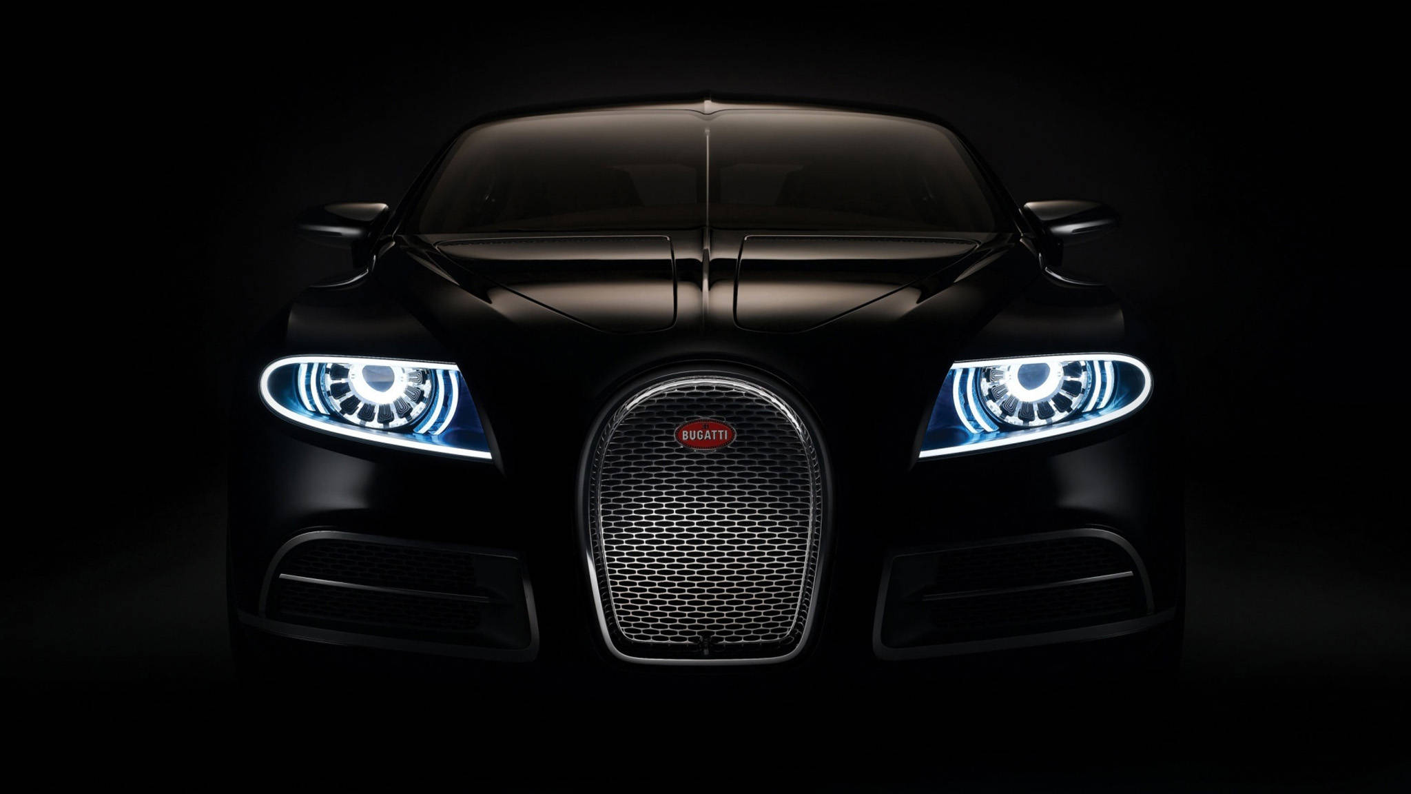 Xe Hơi Đen Bugatti Ngầu Hình nền