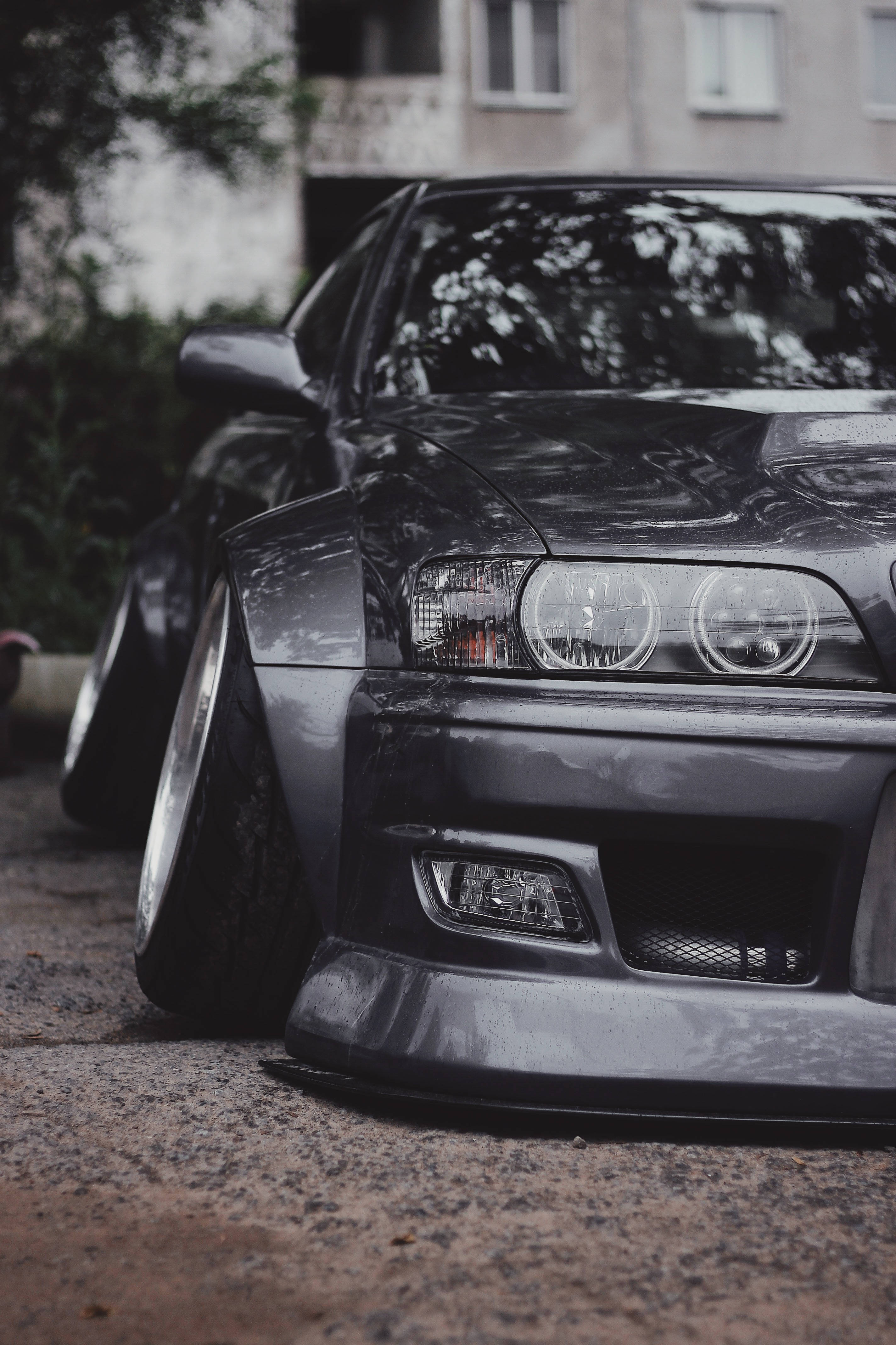 Xe JDM Màu Đen Hình nền