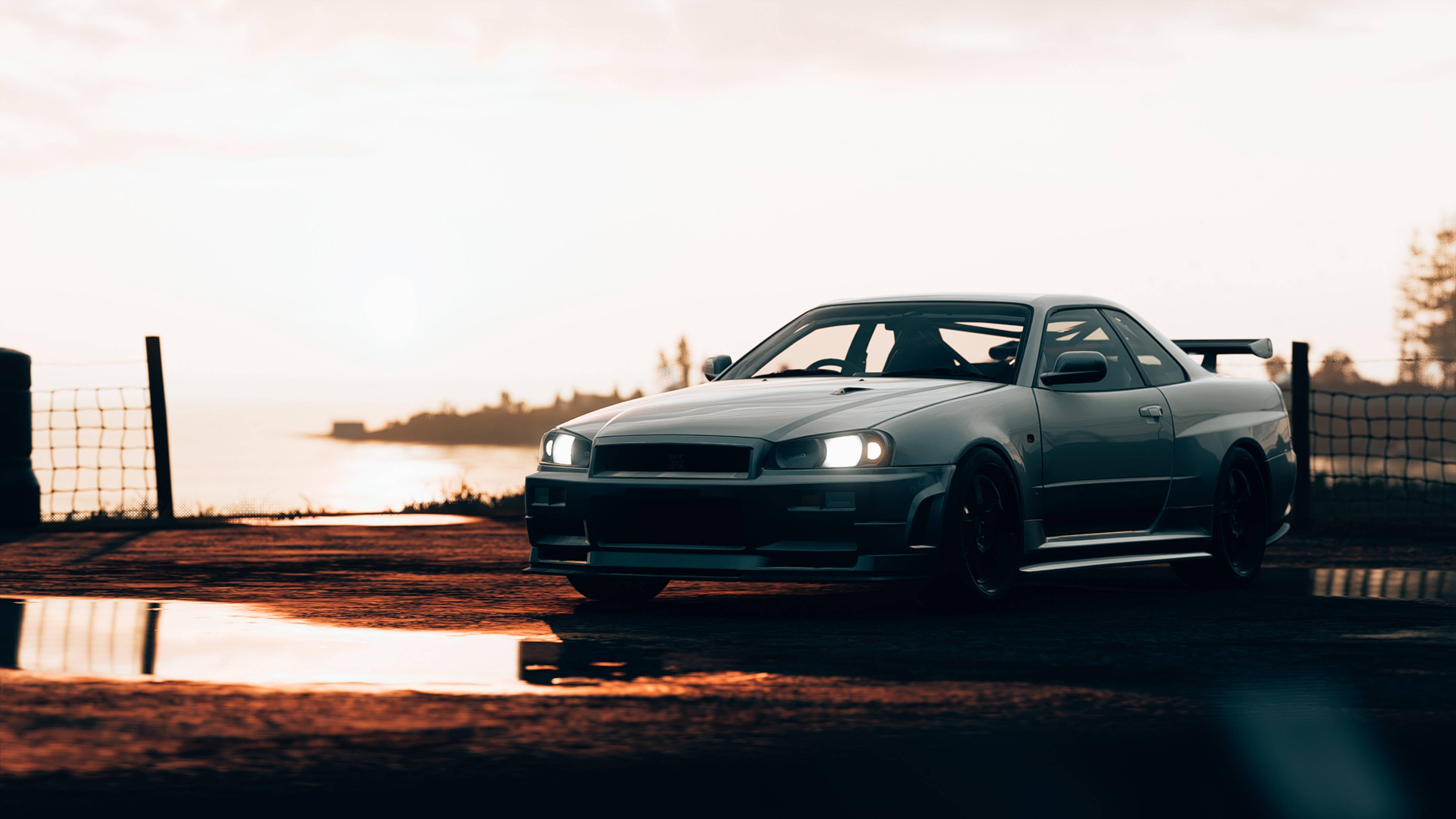 Xe JDM ngắm hoàng hôn Hình nền