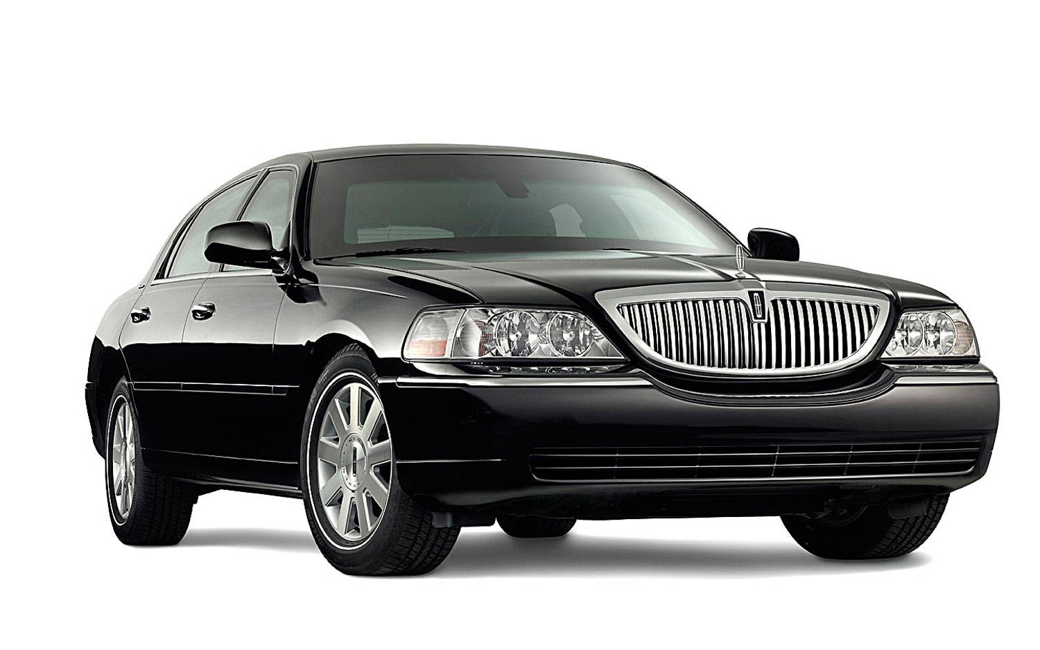 Xe Lincoln Town Car màu đen Hình nền