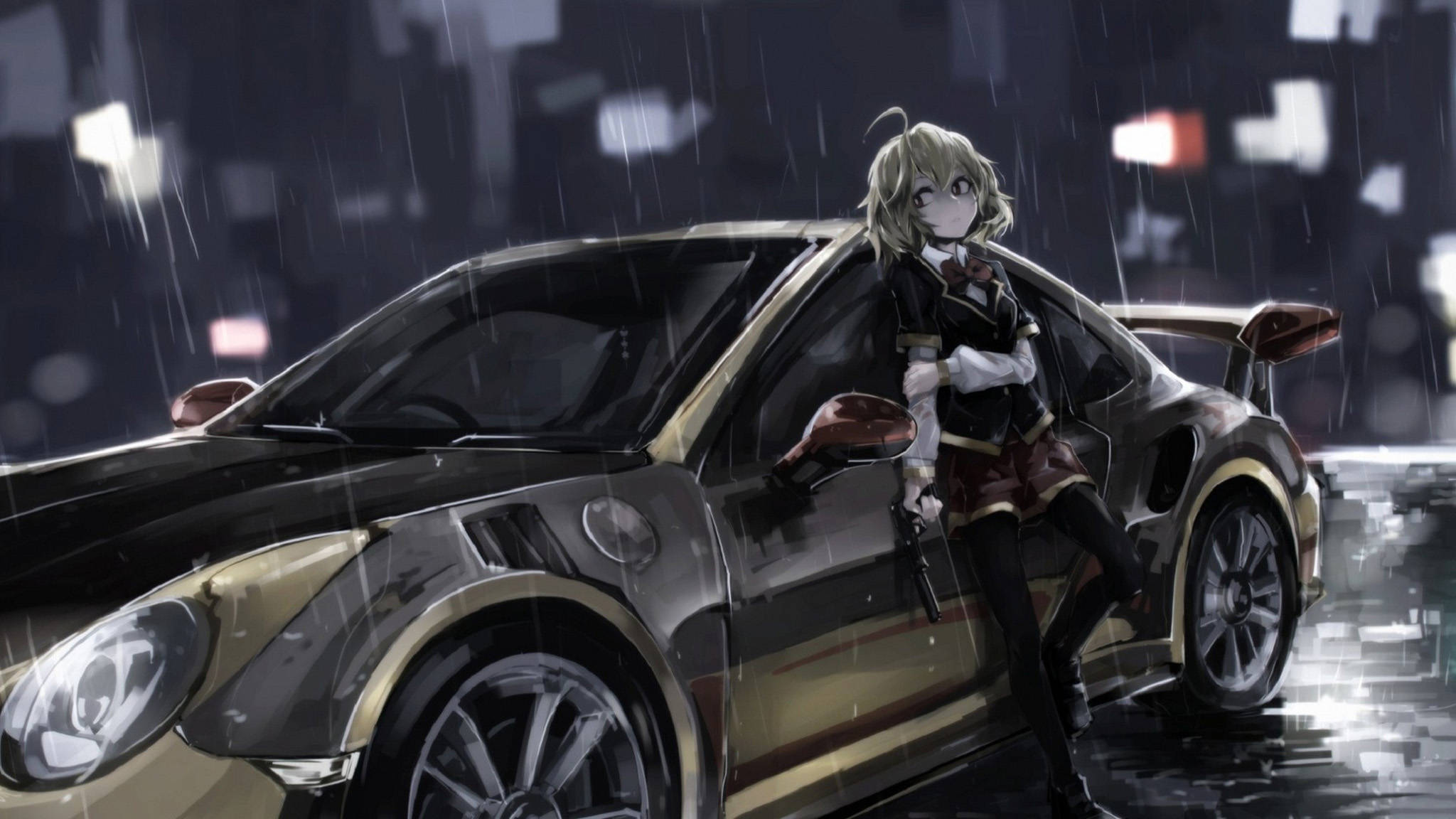 Xe Nissan GT-R Anime Hình nền