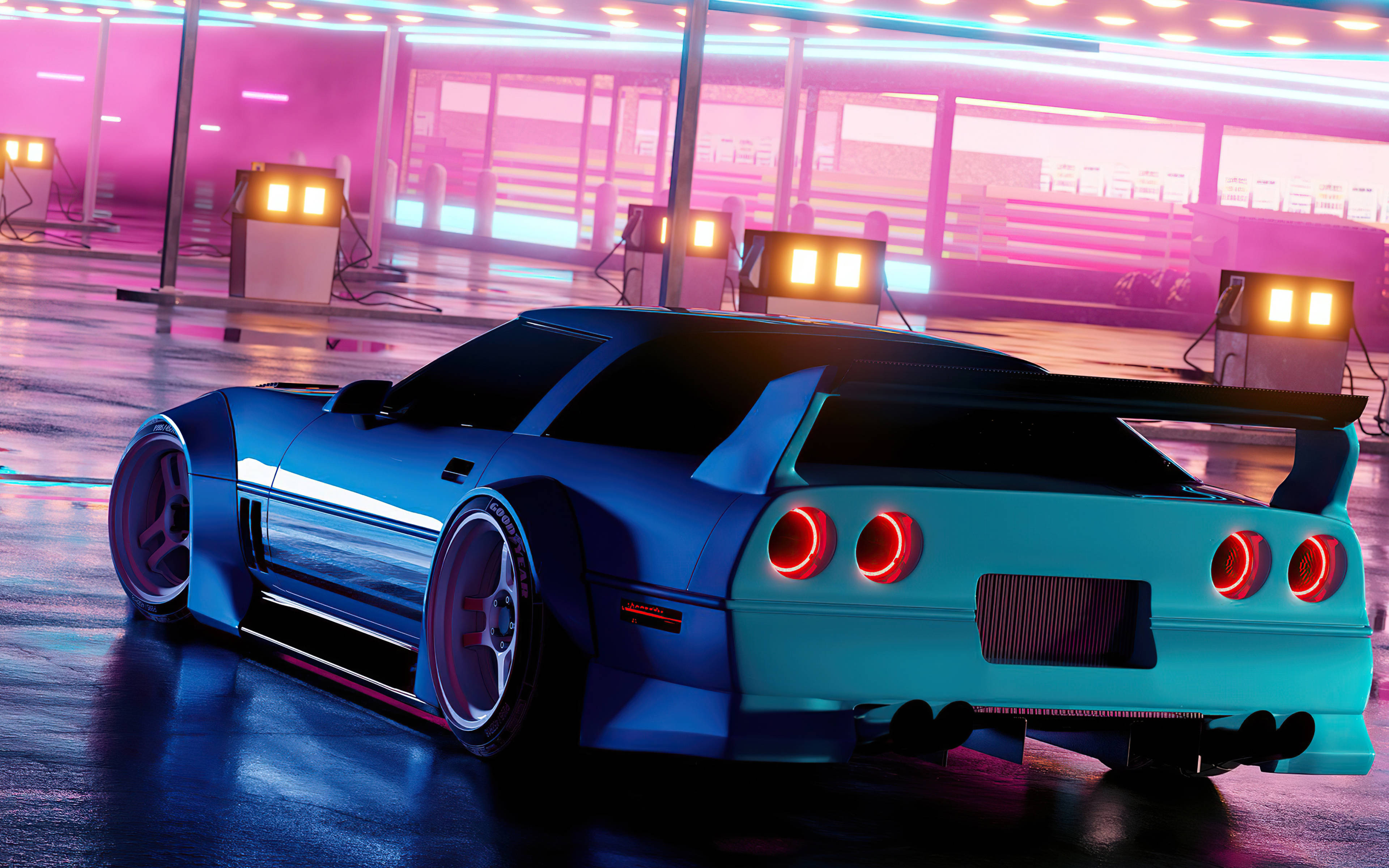 Xe Nissan Skyline GT-R 4K thẩm mỹ Hình nền