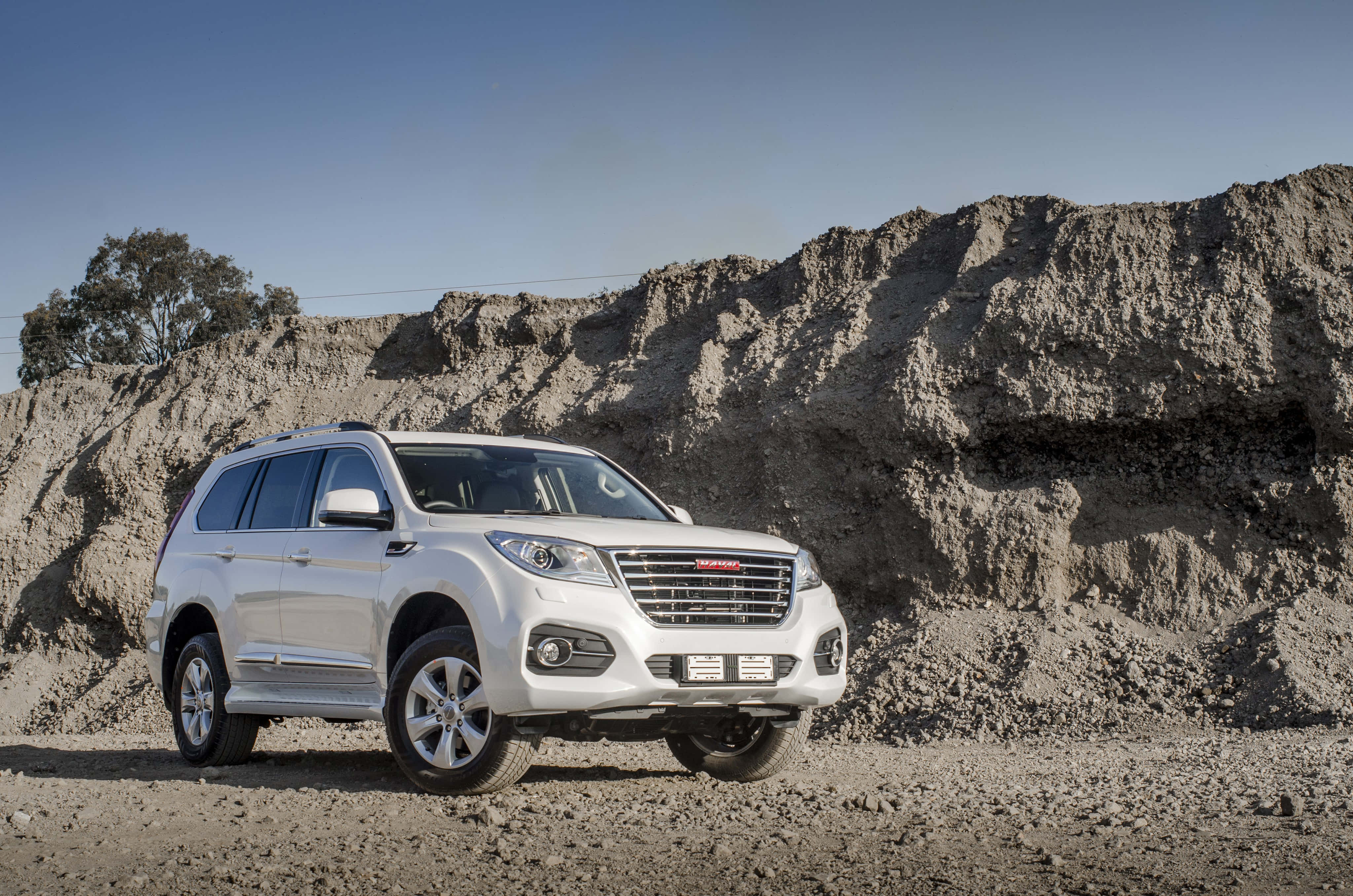 Xe SUV Haval Phong Cách Đỗ Ngoài Trời Hình nền