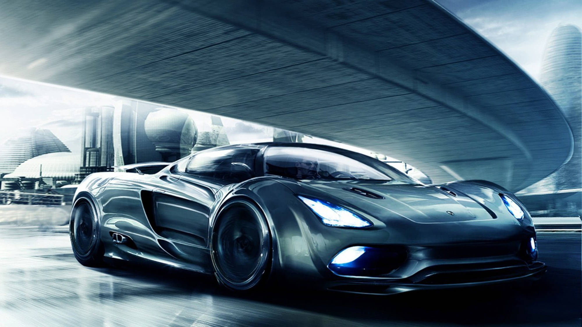 Xe thể thao Koenigsegg lấp lánh với lớp hoàn thiện kim loại Hình nền