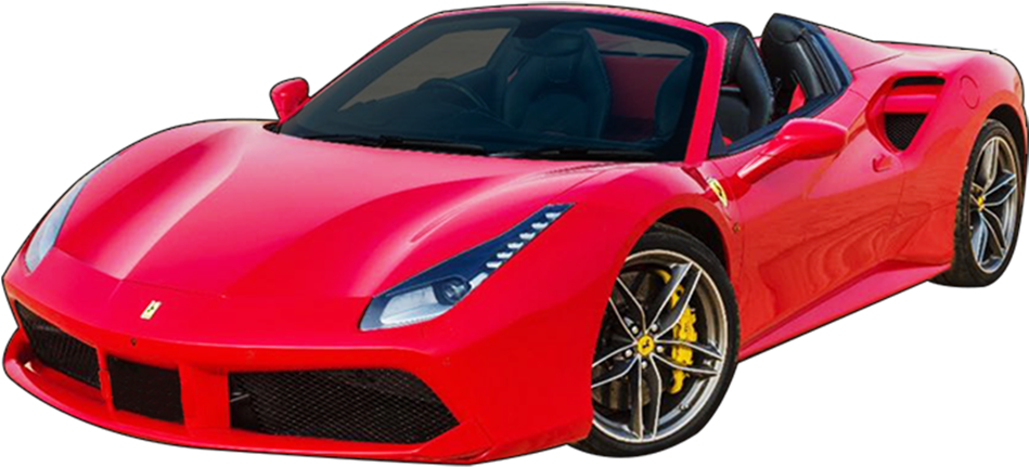 Xe thể thao mui trần Ferrari màu đỏ Hình nền