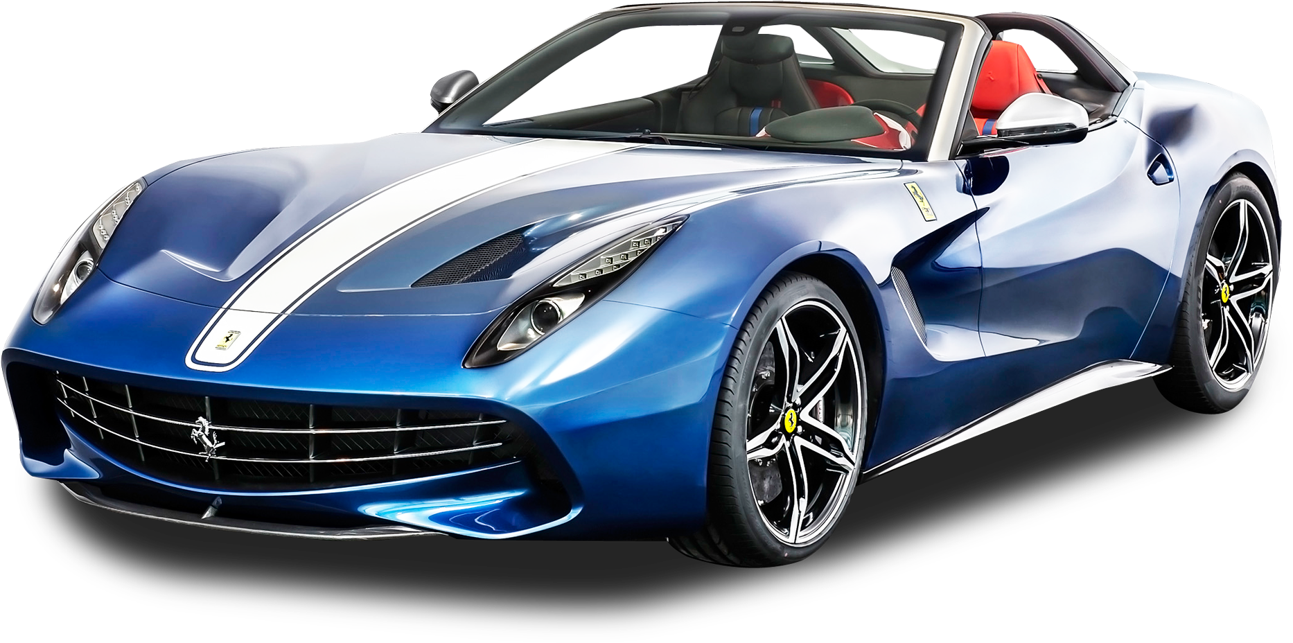 Xe thể thao mui trần Ferrari màu xanh Hình nền