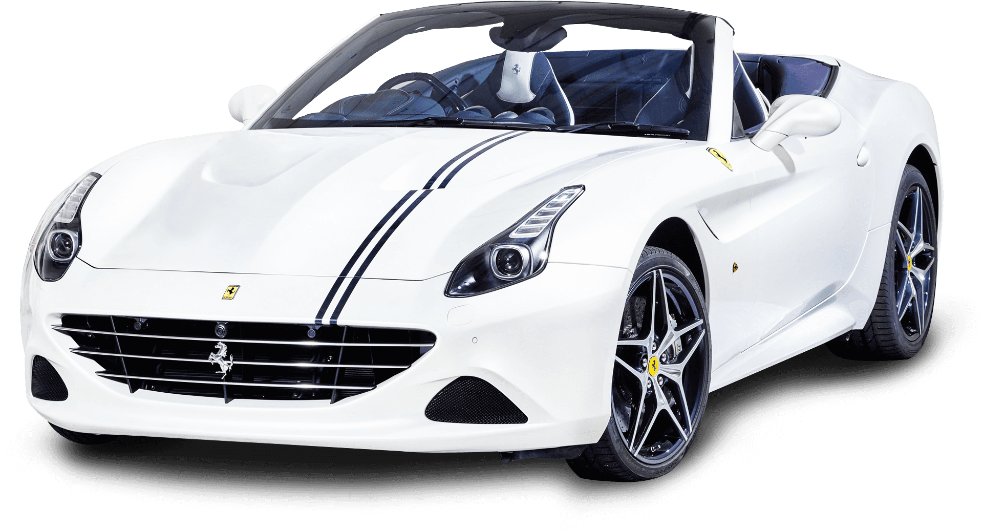 Xe thể thao trần Ferrari trắng Hình nền