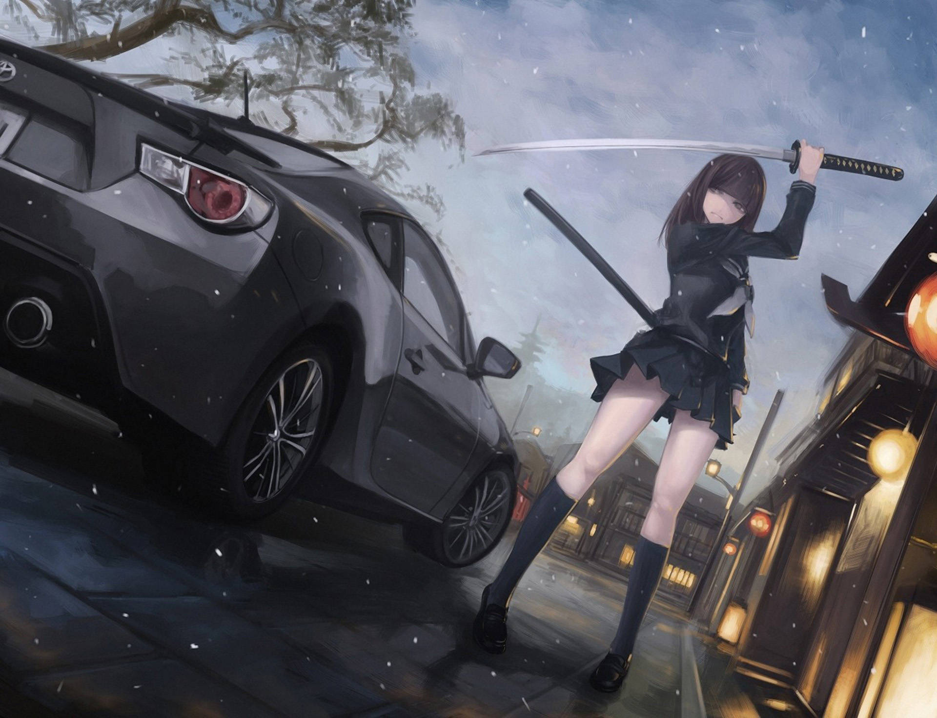 Xe Toyota 86 Anime Hình nền