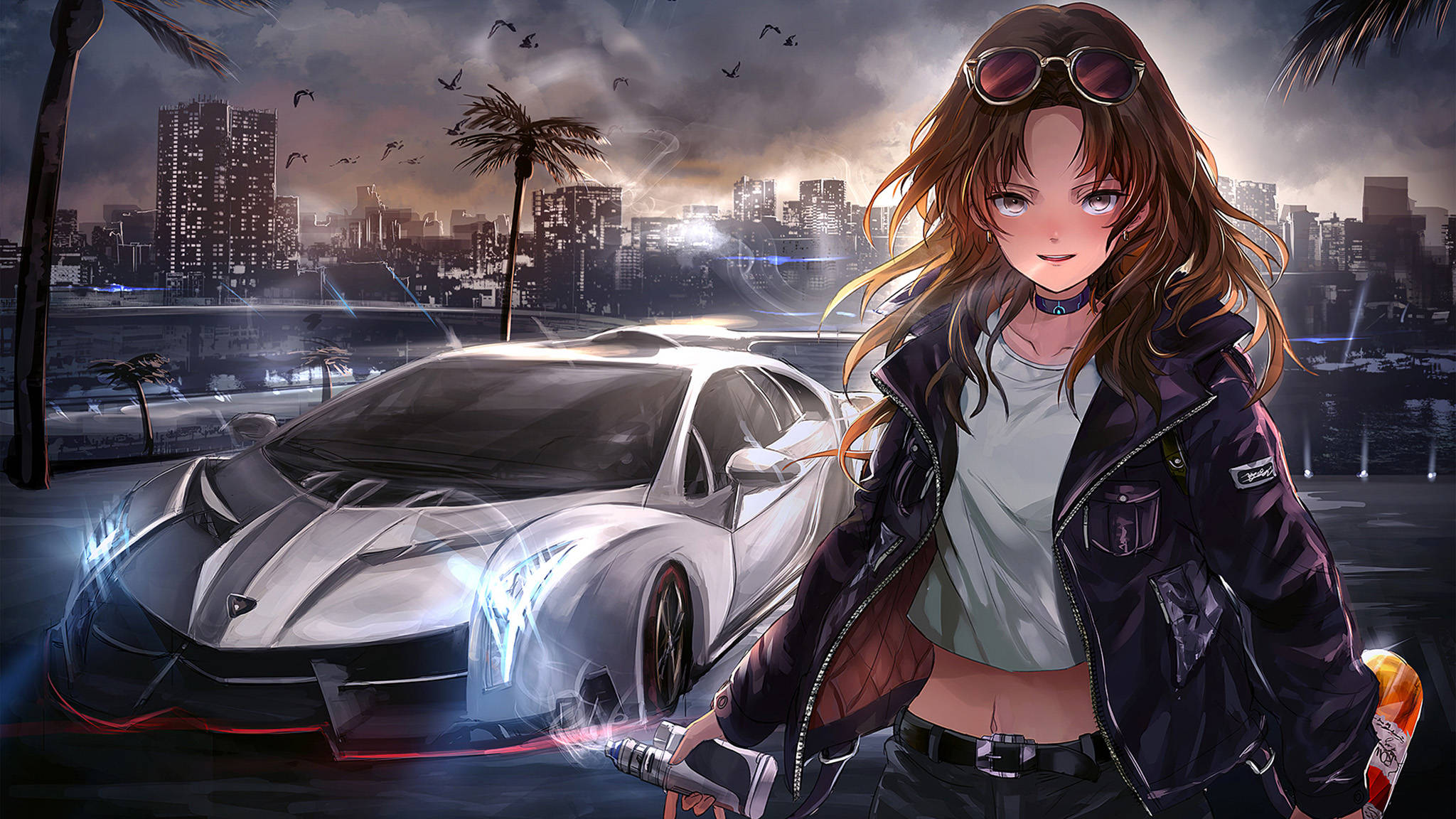 Xe Veneno Anime Hình nền