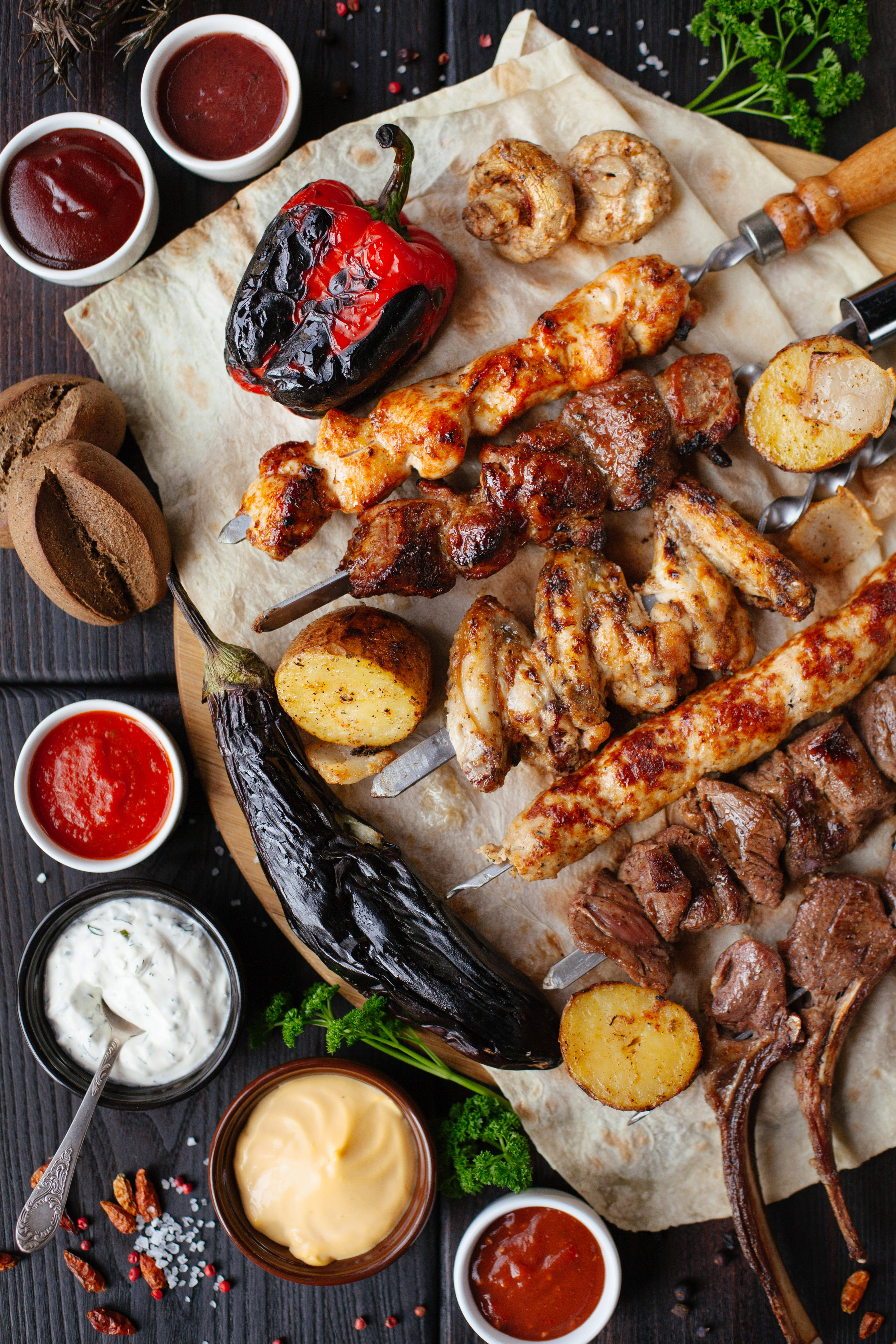 Xiên Gà Tandoori Kebab Hình nền