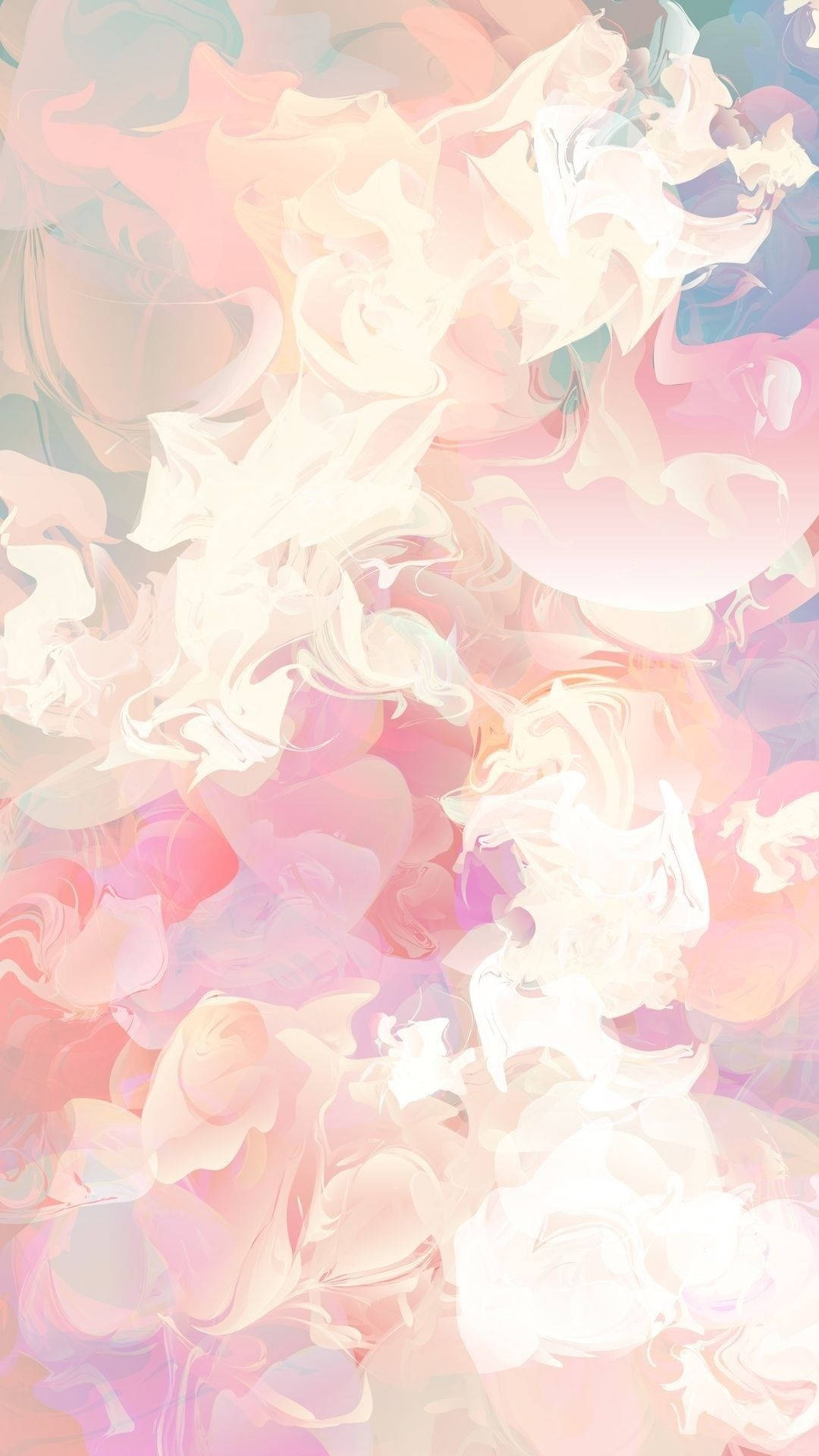 Xoắn ốc trừu tượng Pastel cho iPad Hình nền
