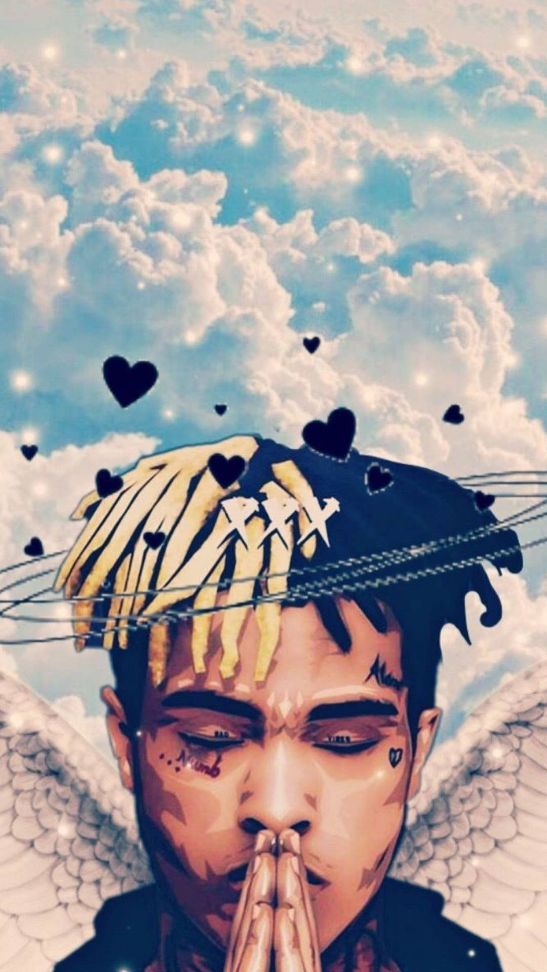 Xxxtentacion Anime Đôi Cánh Thiên Thần Hình nền