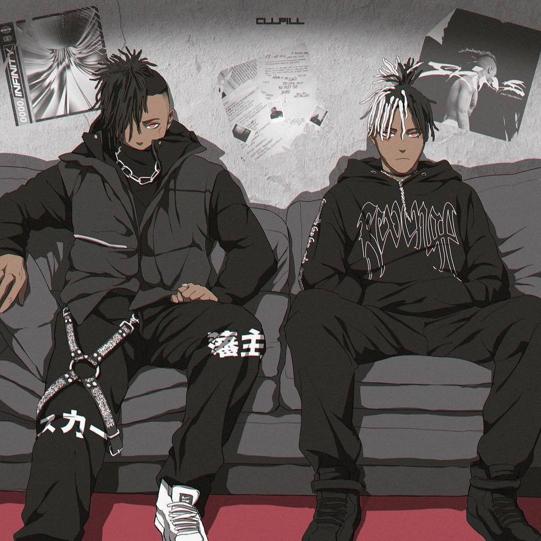 Xxxtentacion Anime với Scarlxrd Hình nền