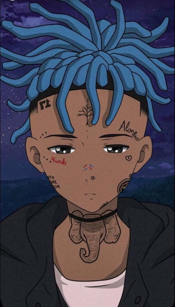 Xxxtentacion Anime Hình Xăm Nghệ Sĩ Rap Hình nền