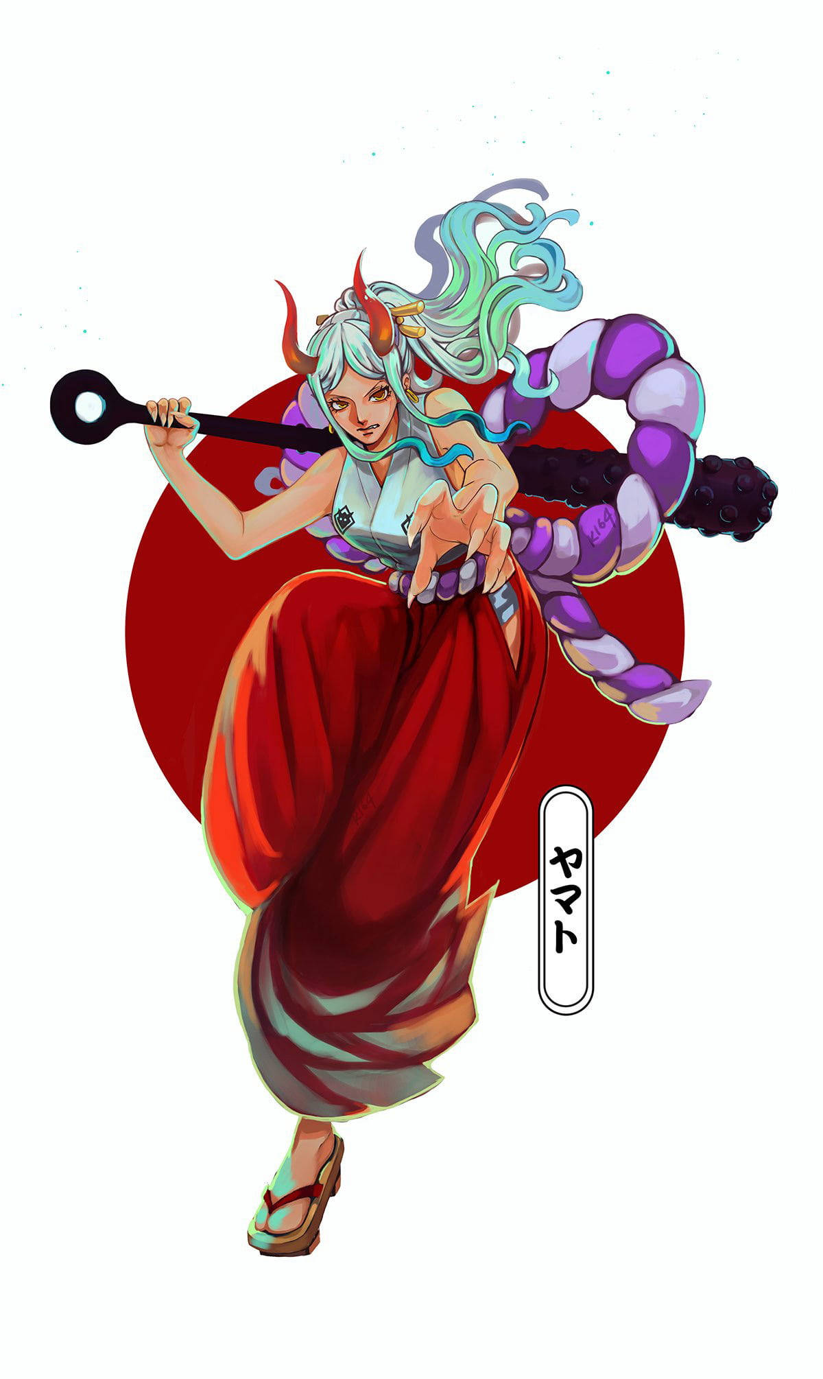 Yamato One Piece Fan Art Hình nền