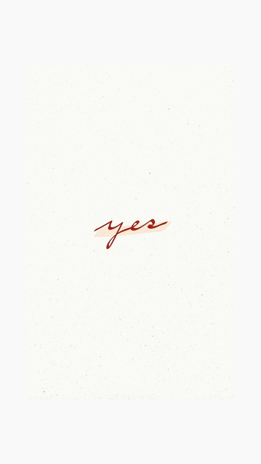 Yes Aesthetic Trắng Hình nền