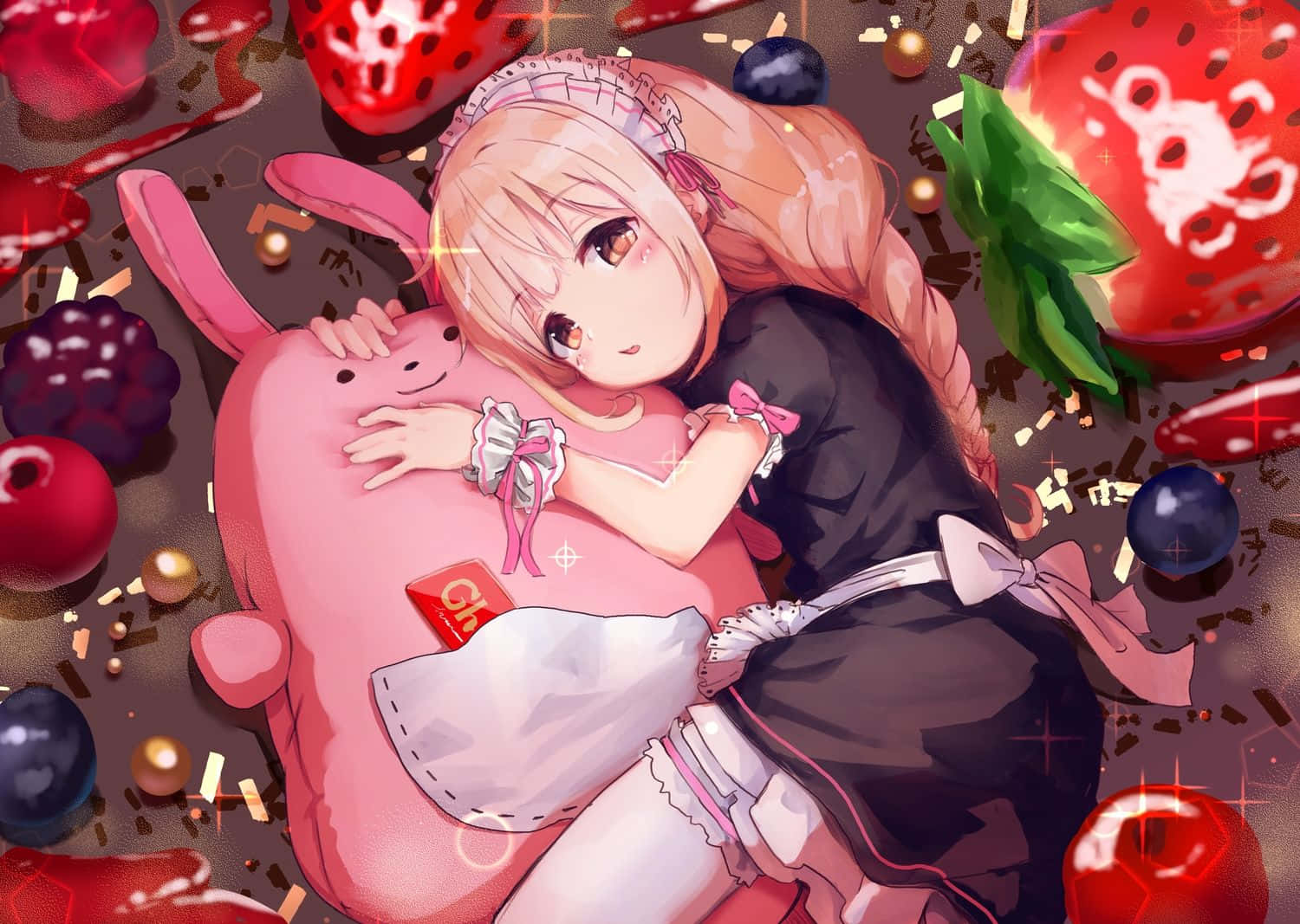 Yêu thích phong cách anime màu hồng! Hình nền