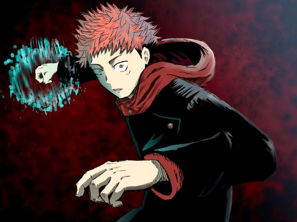 Hình nền anime Yuji Itadori Black Flash trong Jujutsu Kaisen — Jujutsu Kaisen Hình nền
