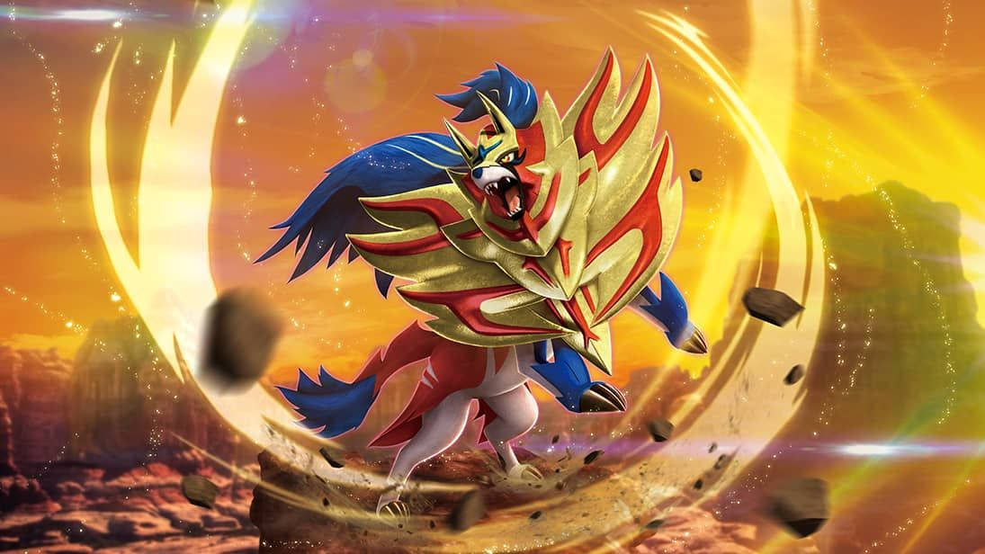 Zamazenta giữa đống đổ nát Hình nền