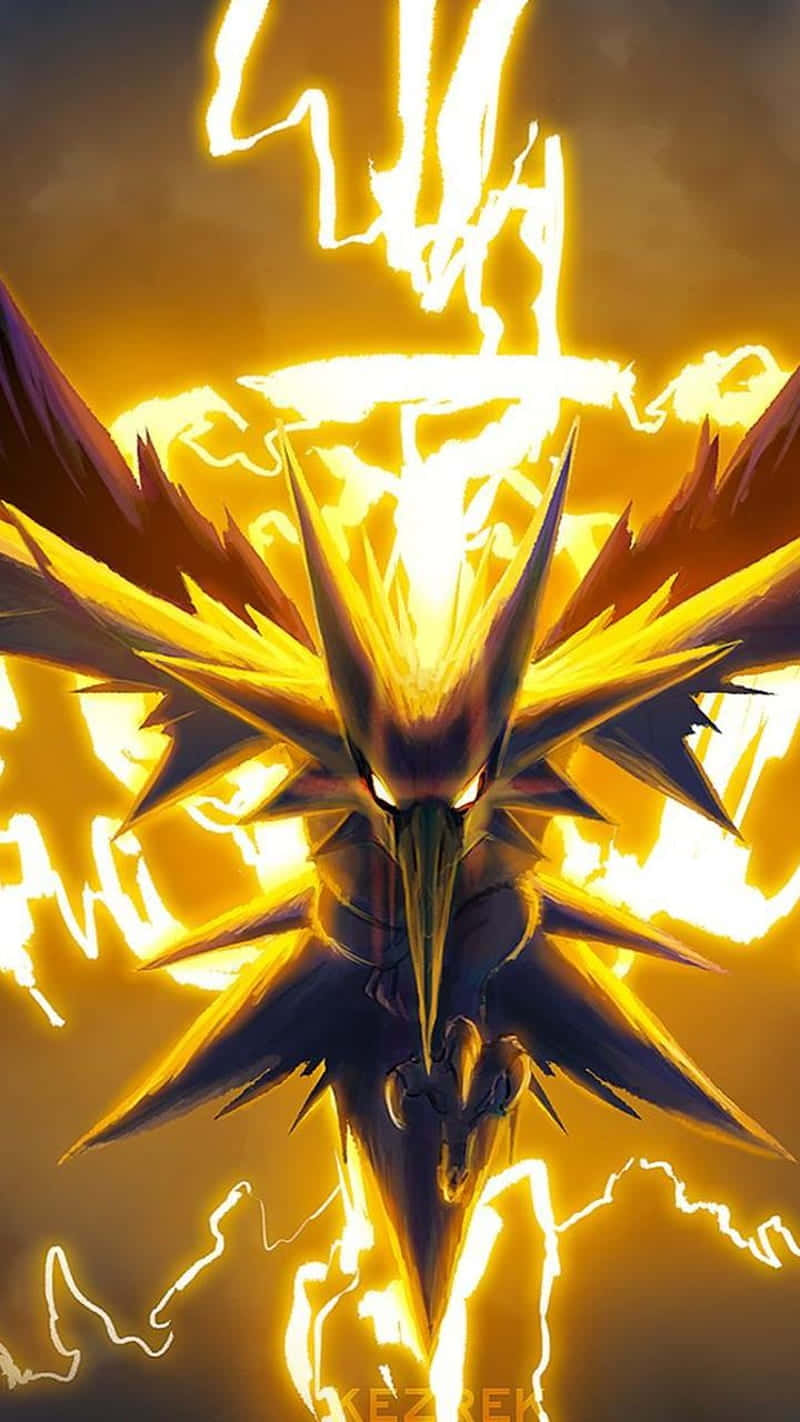 Zapdos với những tia sét Hình nền