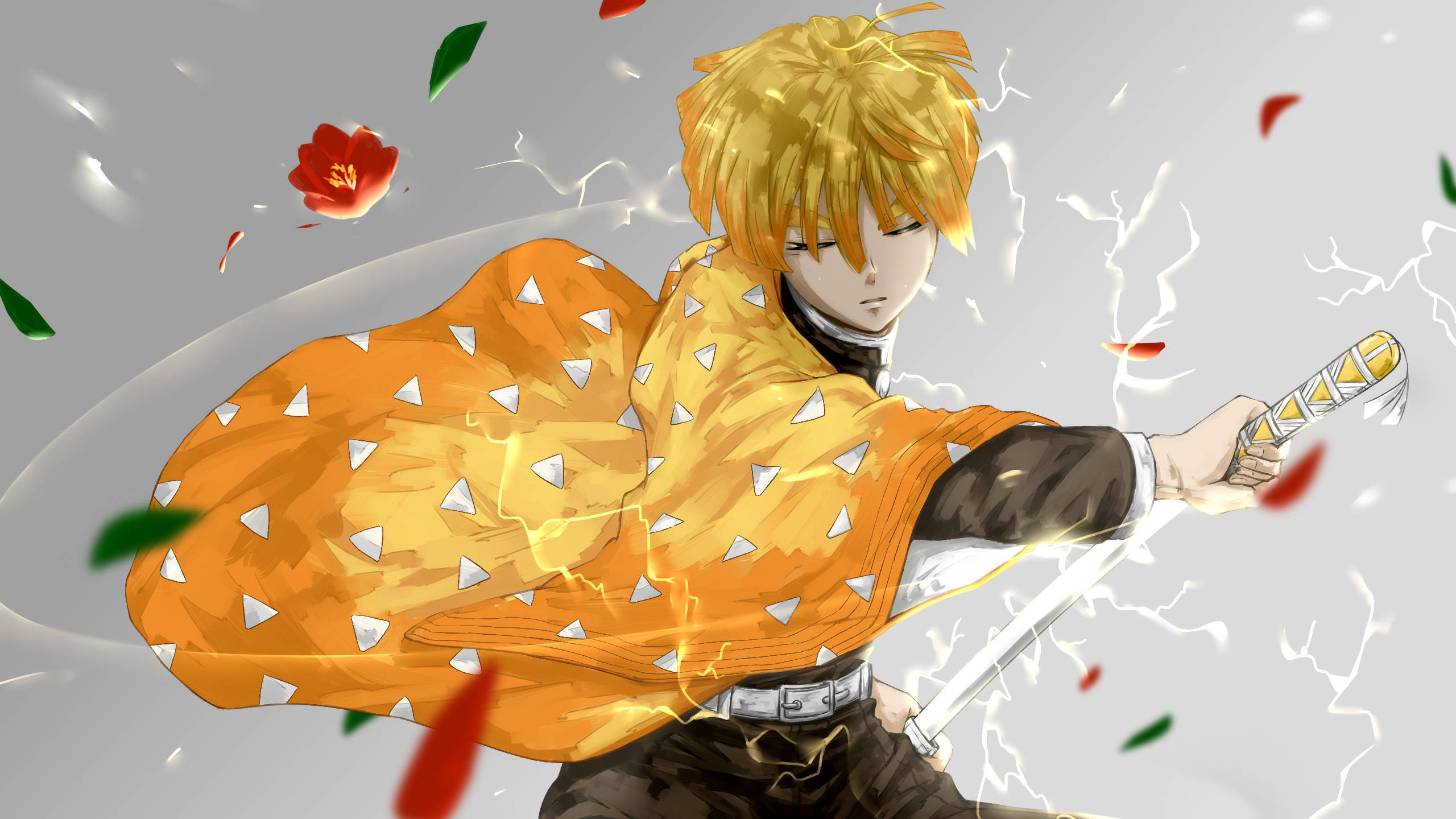 Zenitsu Vô Thức - Demon Slayer Hình nền