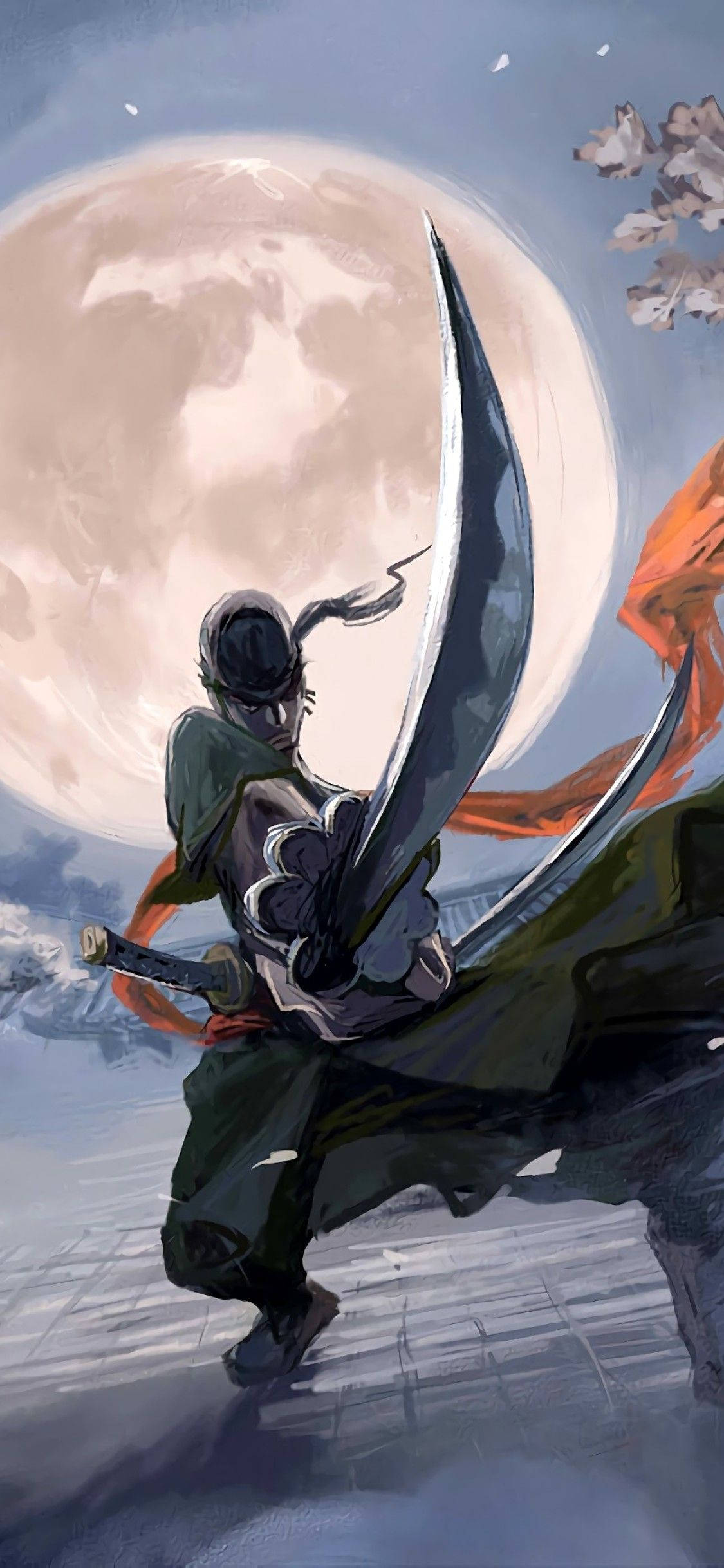 Zoro HD in Battle Stance Hình nền