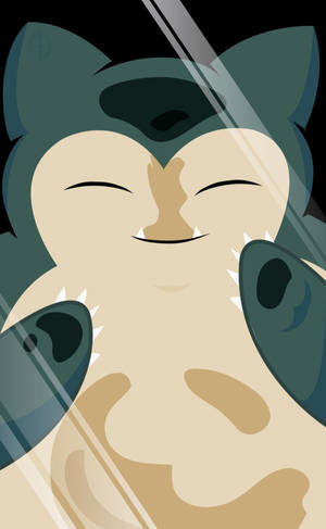 Hình nền Snorlax trong điện thoại thủy tinh — Galaxy Tab Hình nền