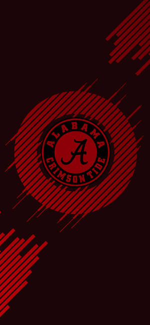 Hình nền Alabama Crimson Tide Đỏ Sậm Nghệ Thuật — iPhone 18 Hình nền