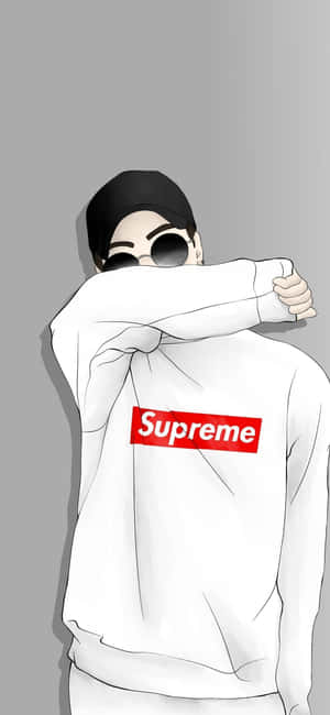 Anime Characters Wearing Supreme — Pixel 11 Pro Hình nền
