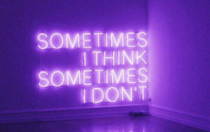 Ấn Tượng Neon Tím Đô Thị